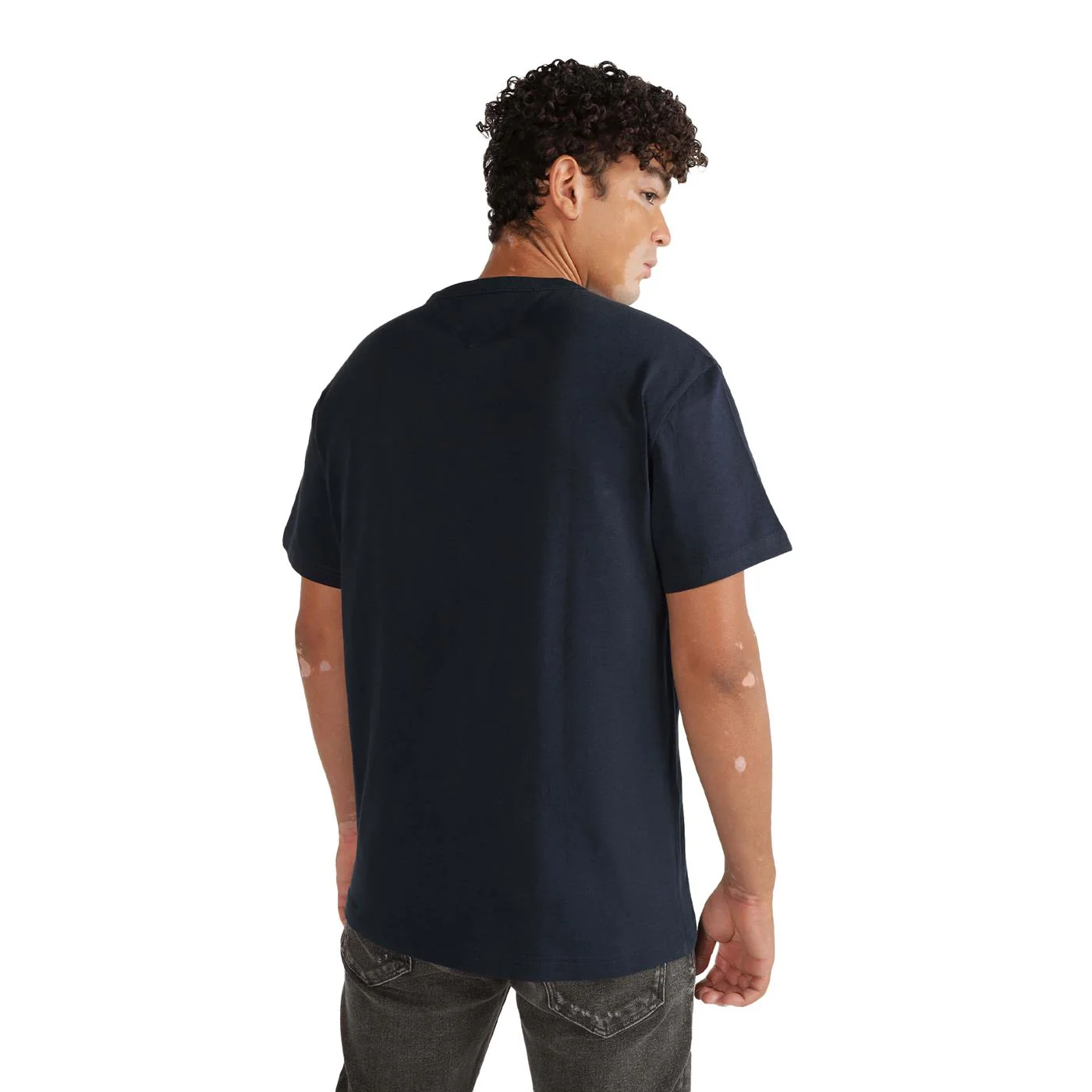 Tommy Jeans Reg Corp Tee Ext Dark Night Navy - Image 2