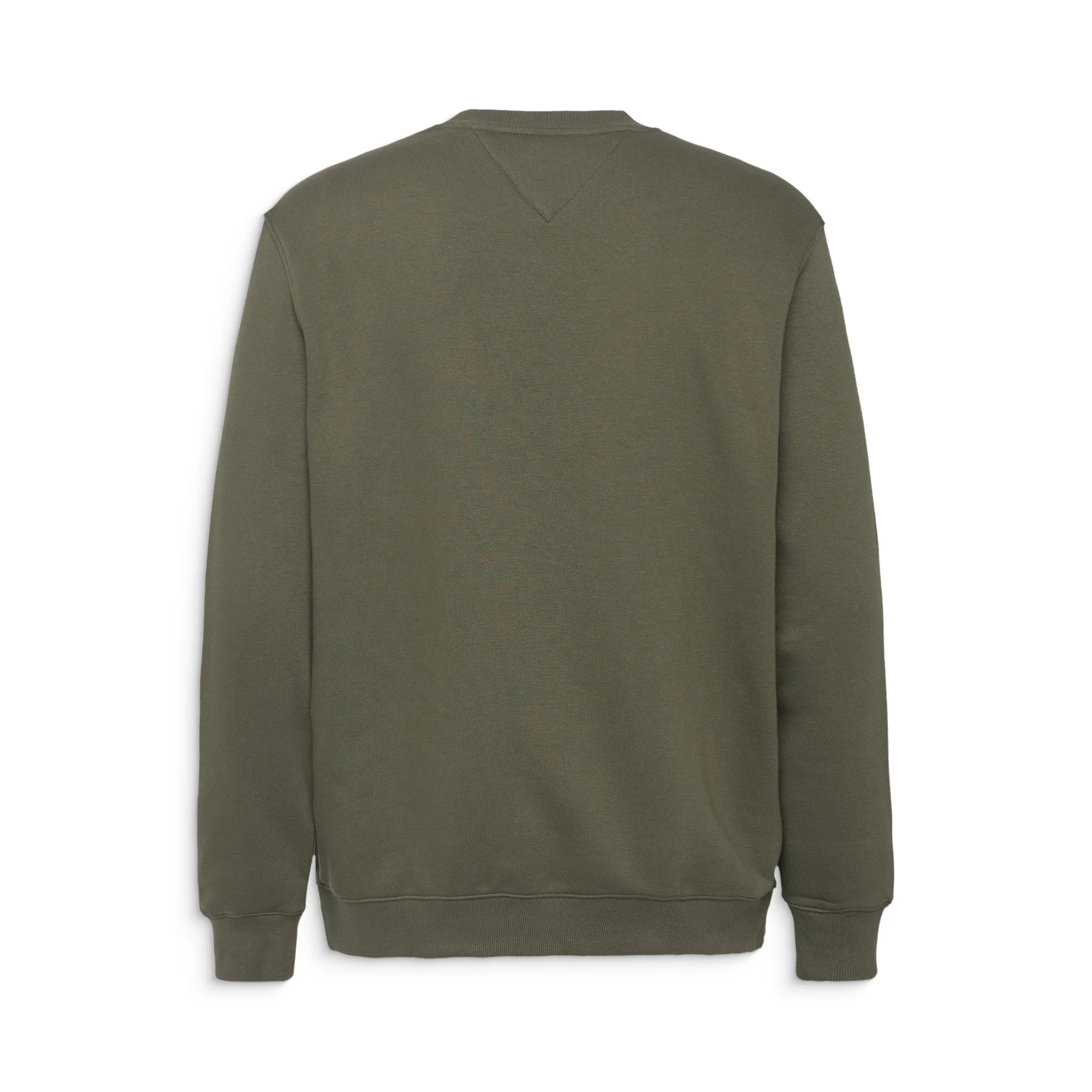 Tommy Jeans Reg S Flag Crew Fatigue Green - Image 2