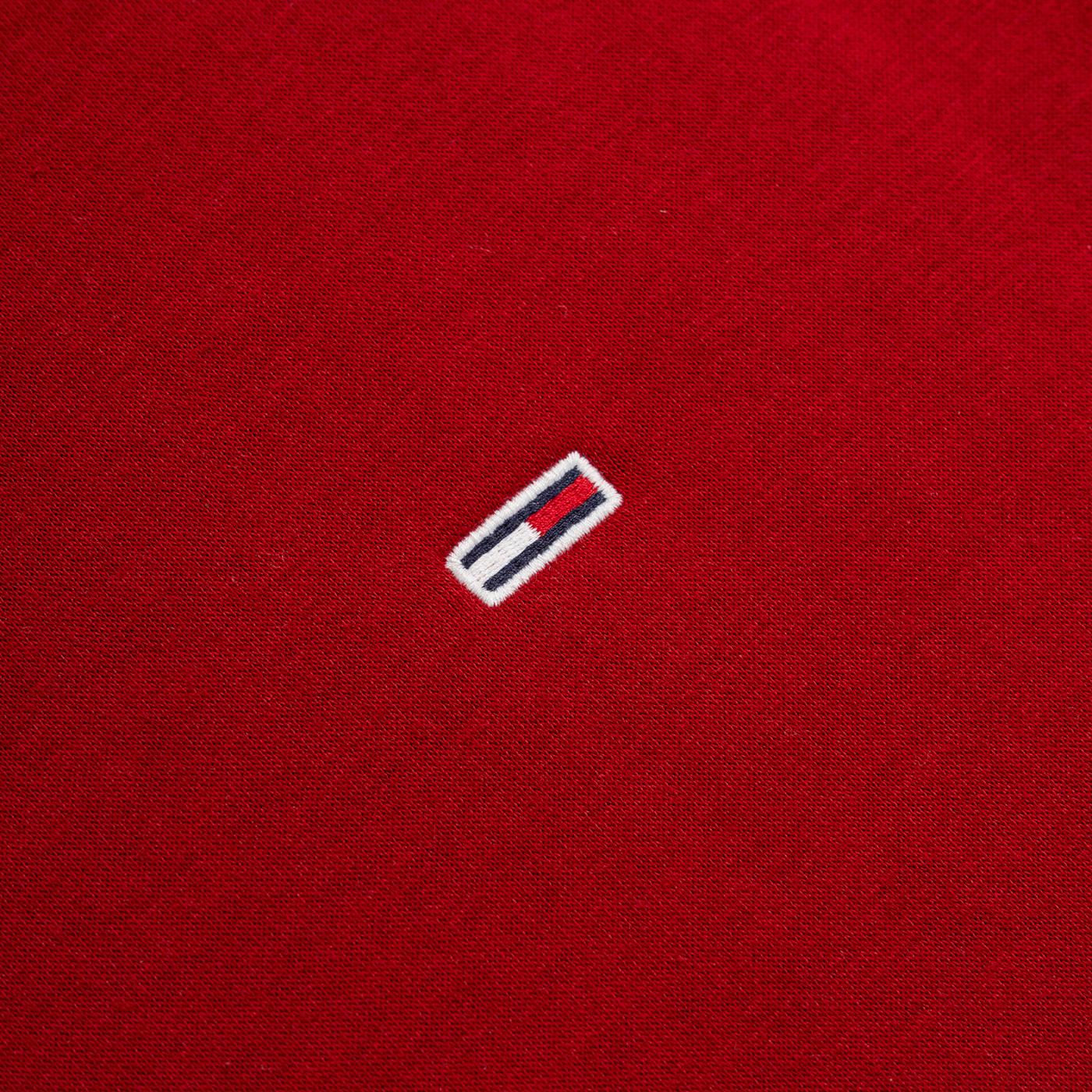 Tommy Jeans Reg S Flag Crew Regatta Red - Image 2