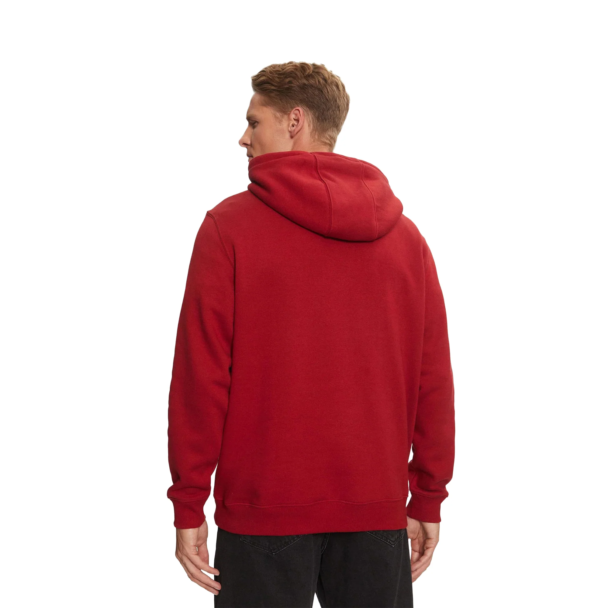 Tommy Jeans Regular Small Flag Hoodie Regatta Red - Image 2