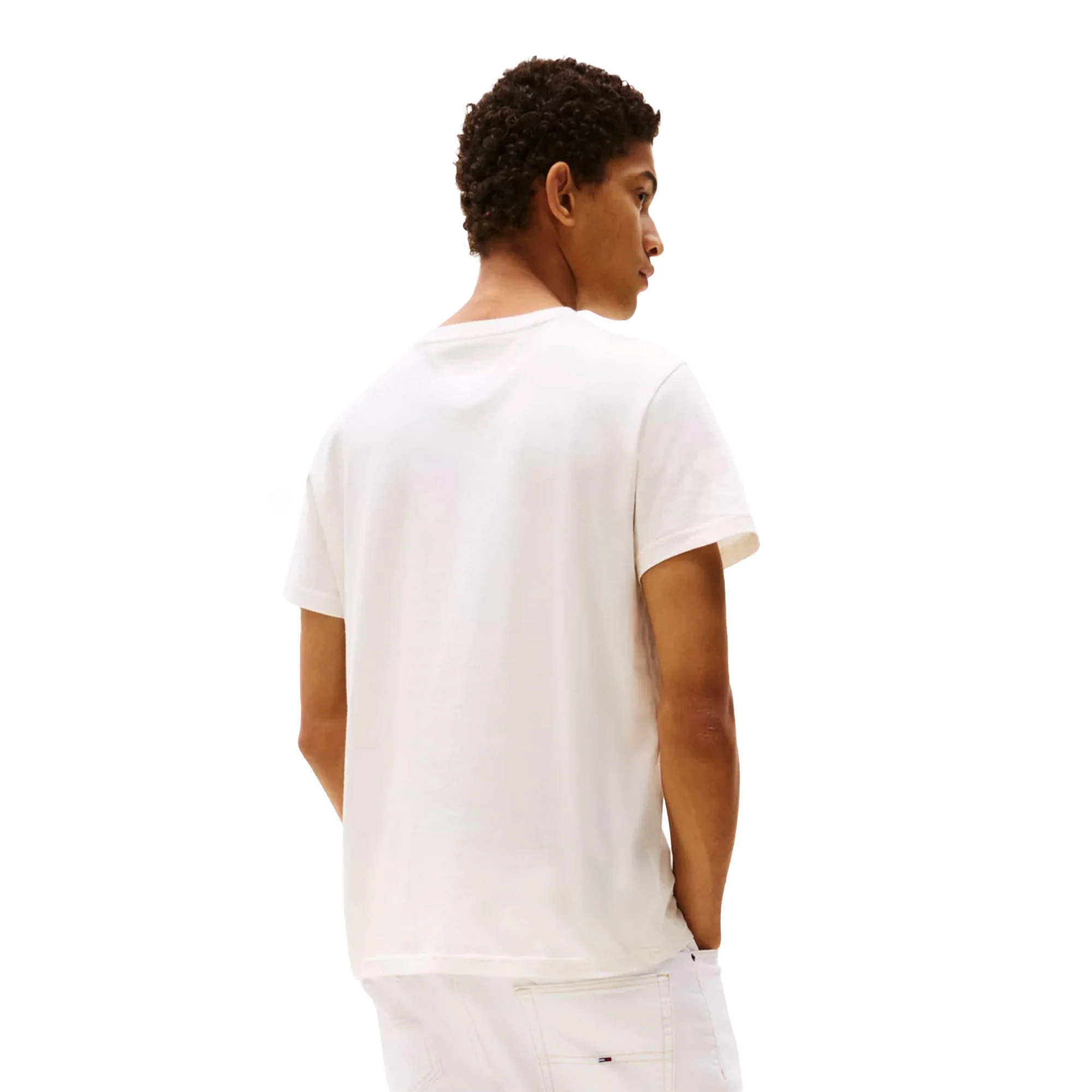 Tommy Jeans Slim Bubble Print Tee Ancient White - Image 2