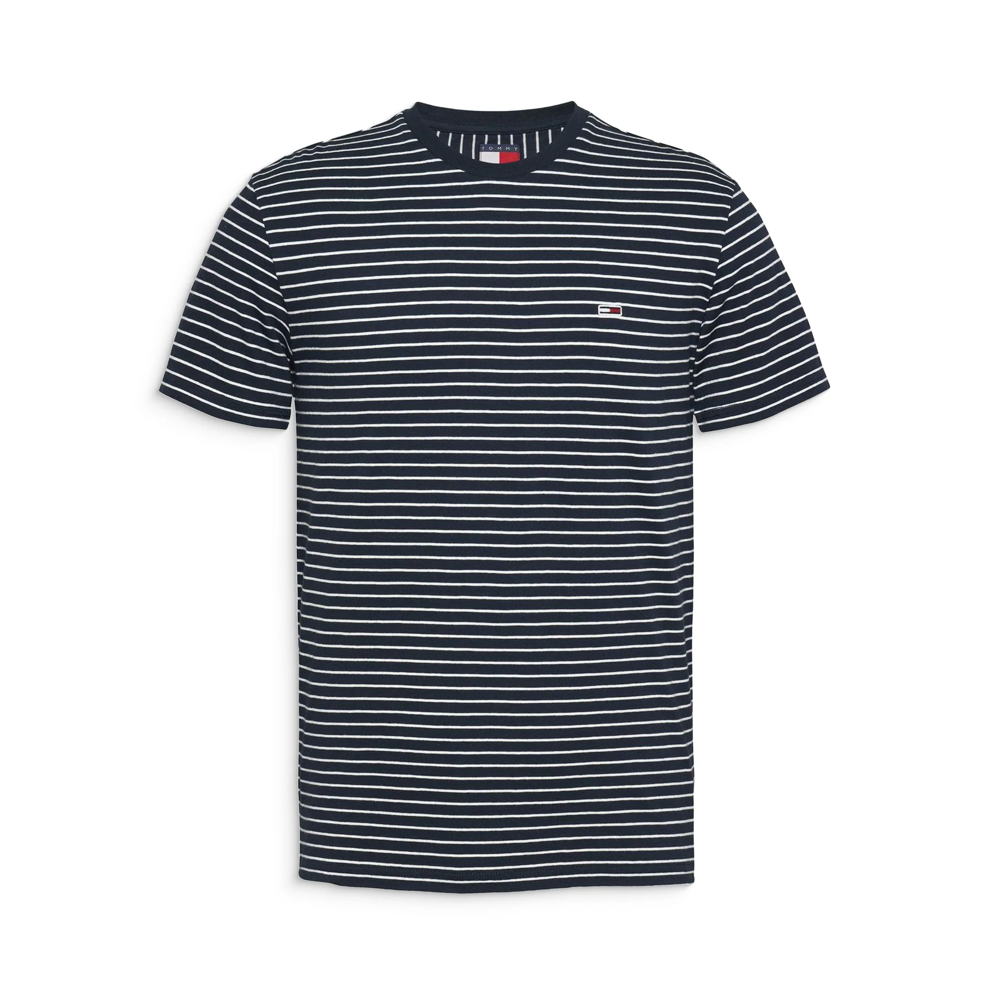 Tommy Jeans Slim Stripe Tee Dark Night Navy/Ecru