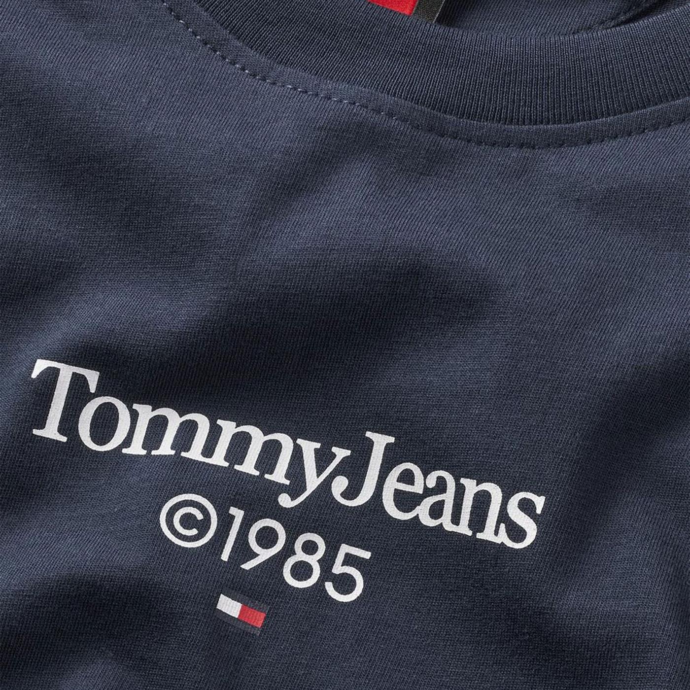 Tommy Jeans Slim TJ 85 Entry Graphics Tee Dark Night Navy - Image 3