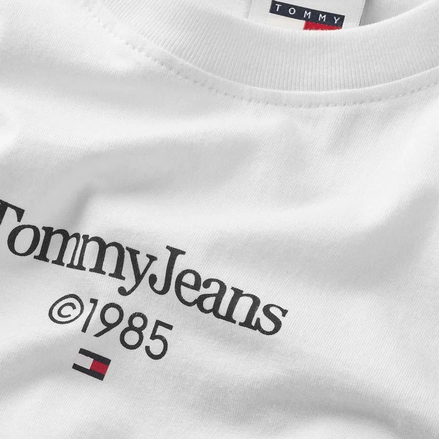 Tommy Jeans Slim TJ 85 Entry Graphics Tee White - Image 3