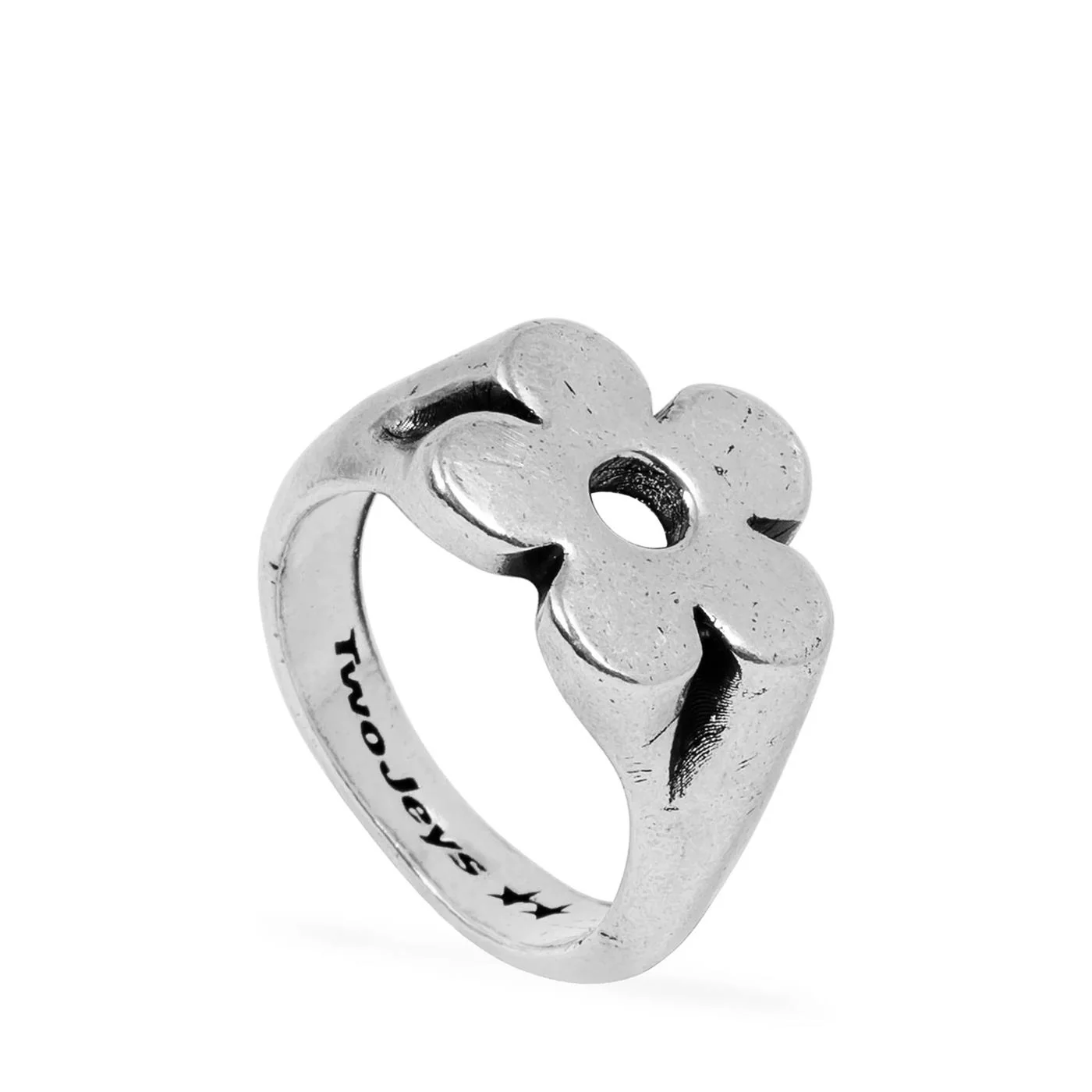 TwoJeys Flower Ring Silver