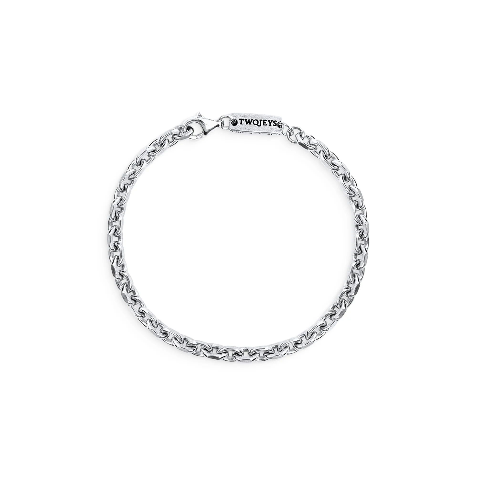 TwoJeys Shank Bracelet Silver