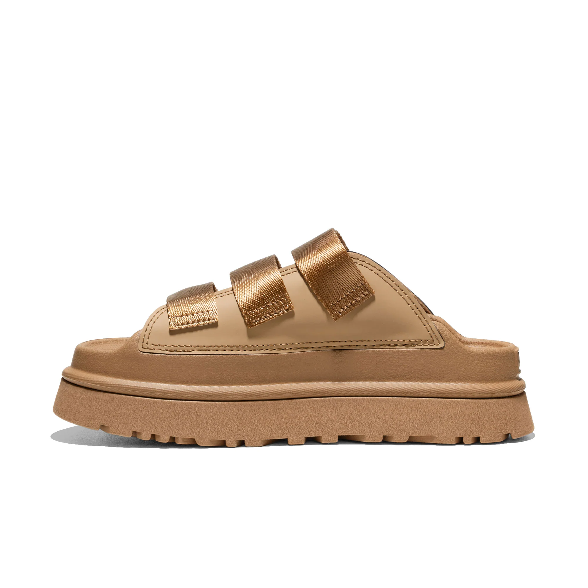 Ugg W GoldenGlow Slide Dark Sand - Image 3