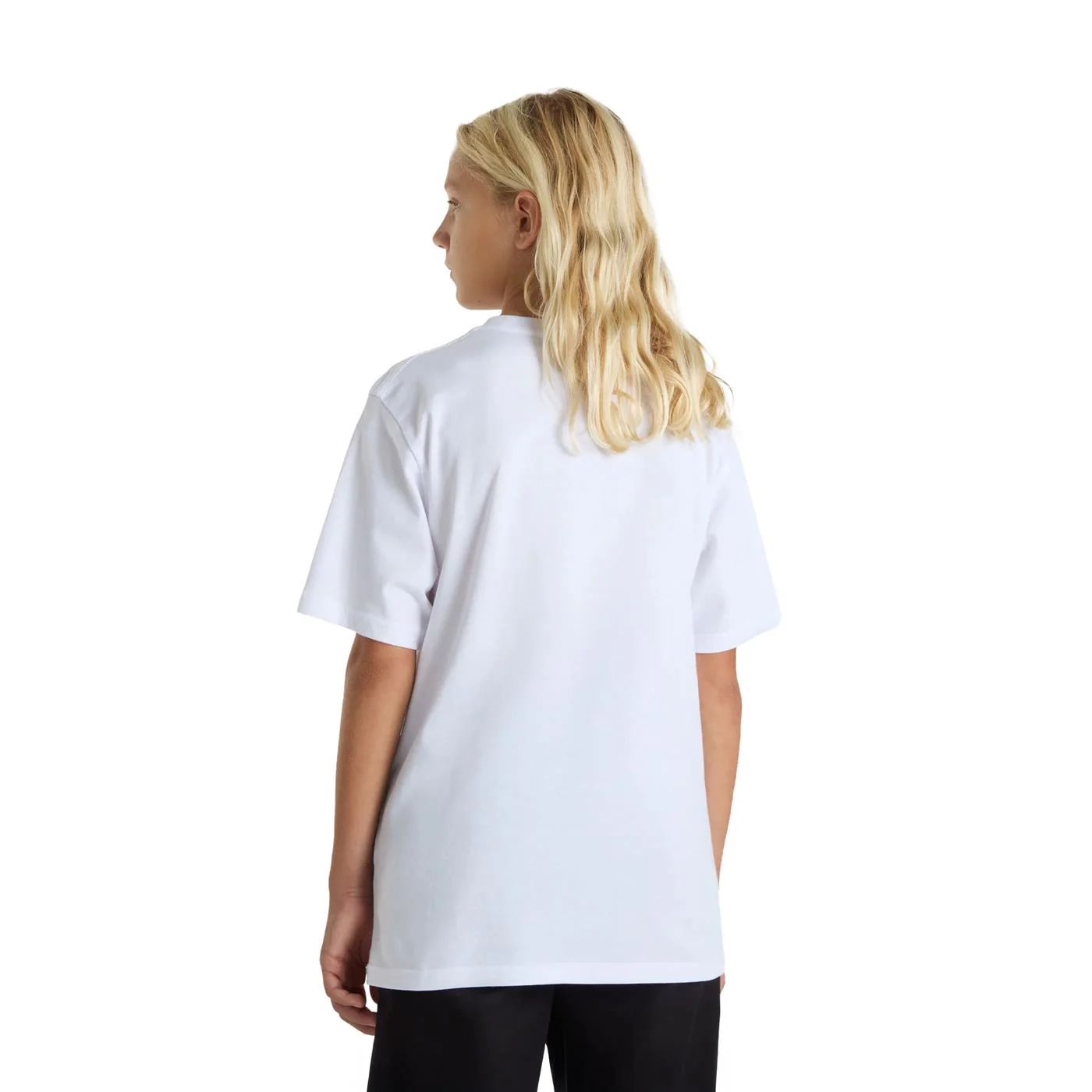 Vans Boys Checker Drop SS Tee White - Image 2