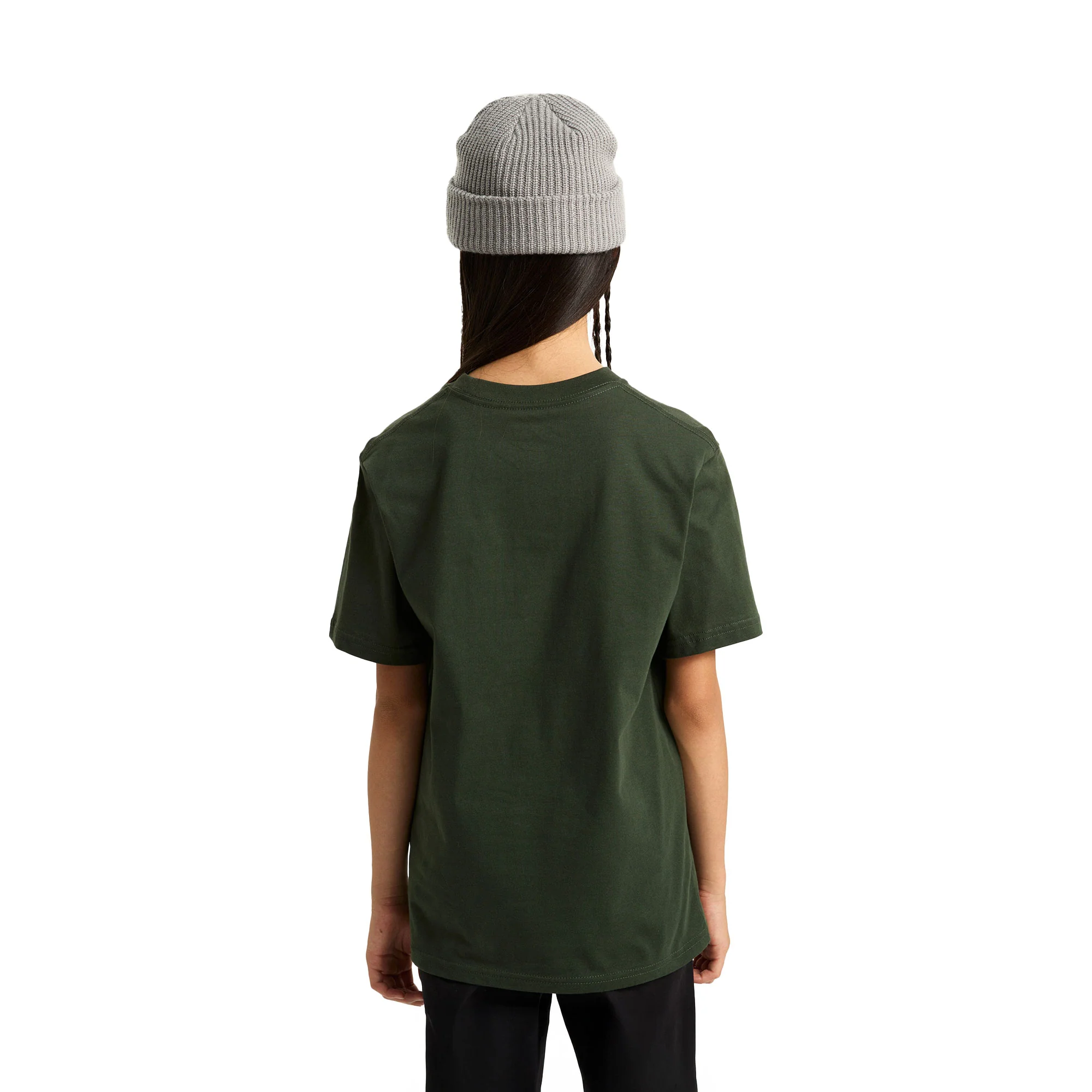Vans Boys Style 76 SS Tee Dried Kelp - Image 2