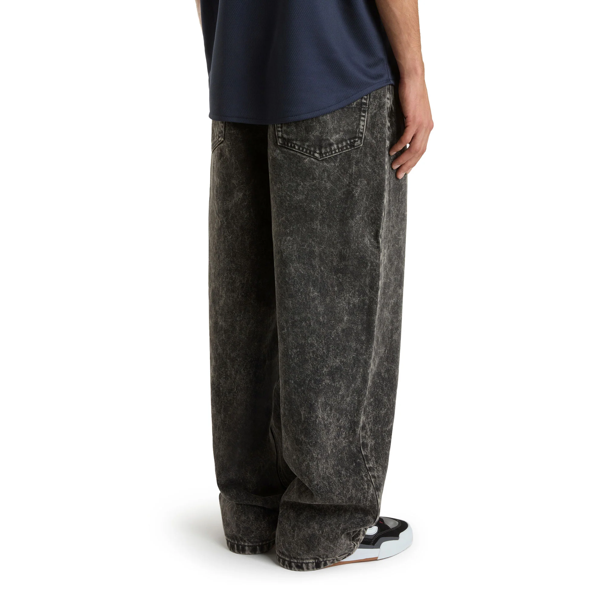 Vans Check-5 Baggy Denim Pant Stonewash Black - Image 3