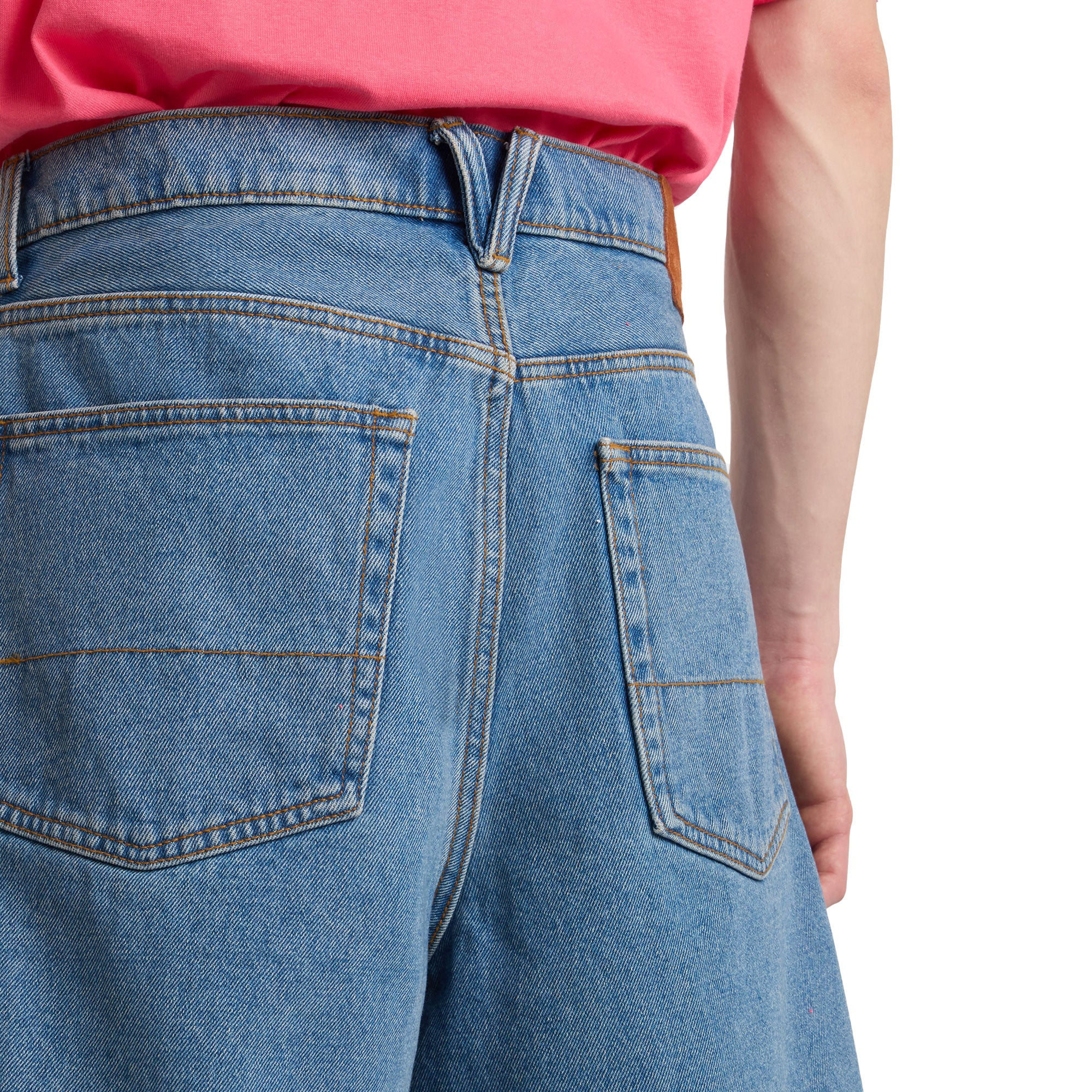 Vans Check-5 Baggy Denim Short Stonewash/Blue - Image 4