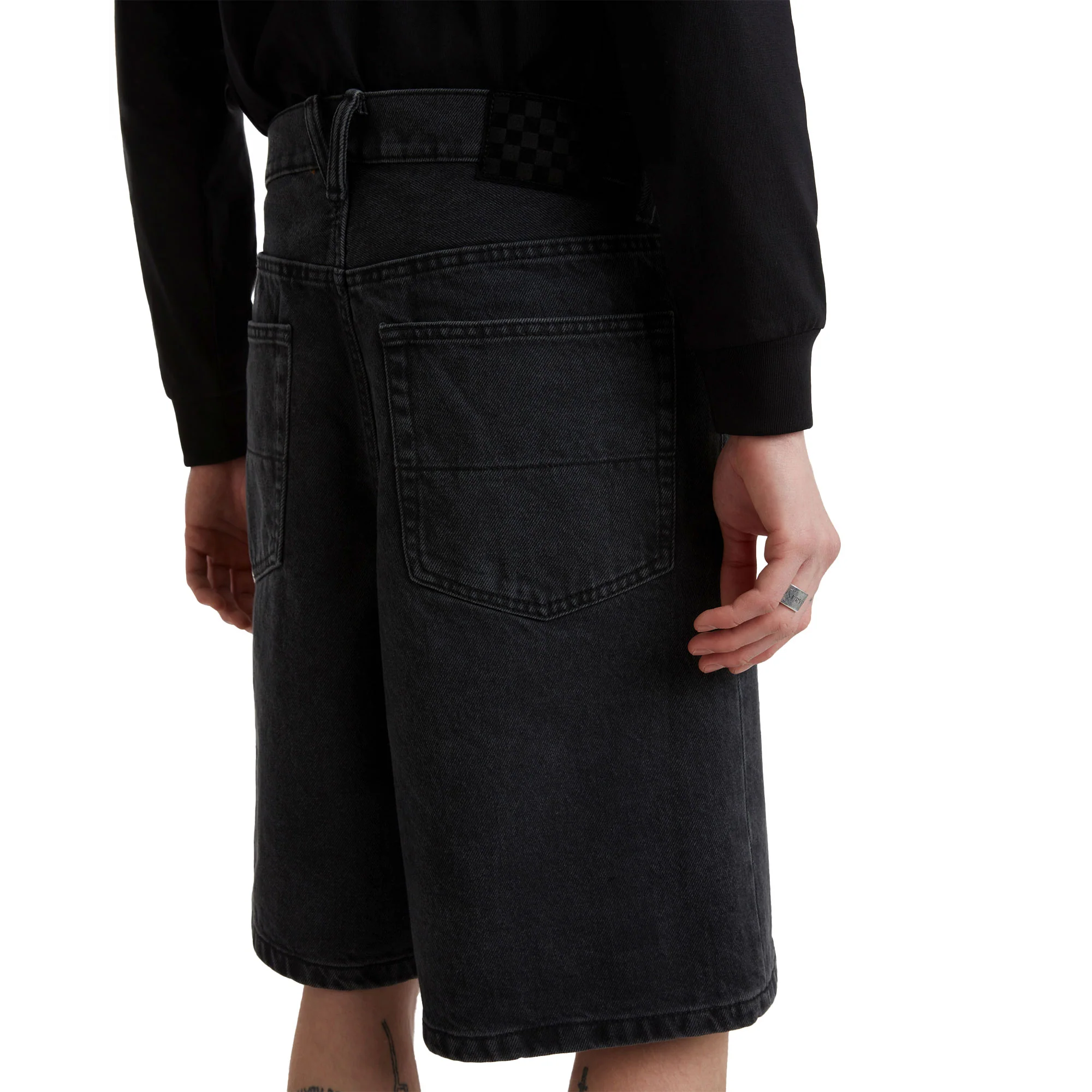 Vans Check-5 Baggy Denim Short Washed Black - Image 4