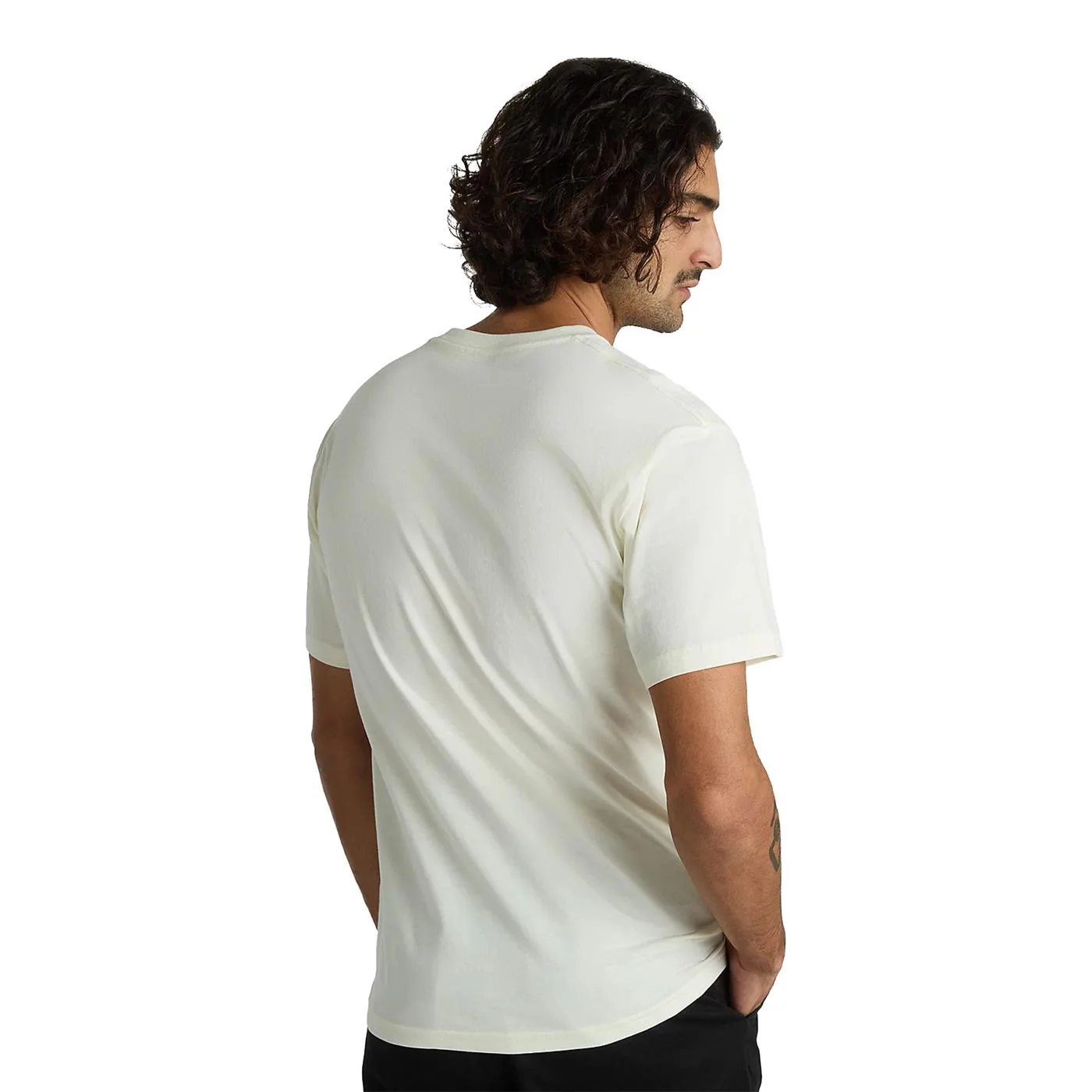 Vans Classic Print Box Tee Marshmallow/Black - Image 2
