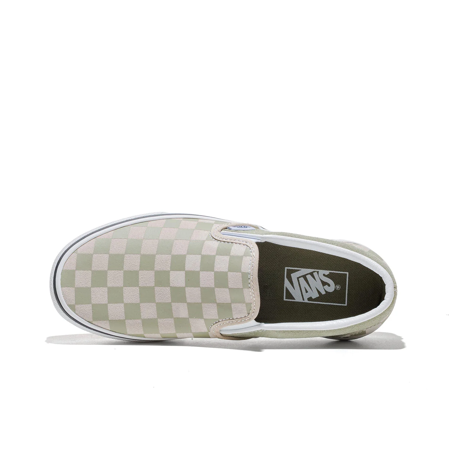 Vans Classic Slip-On Checkerboard Soft Sage - Image 5