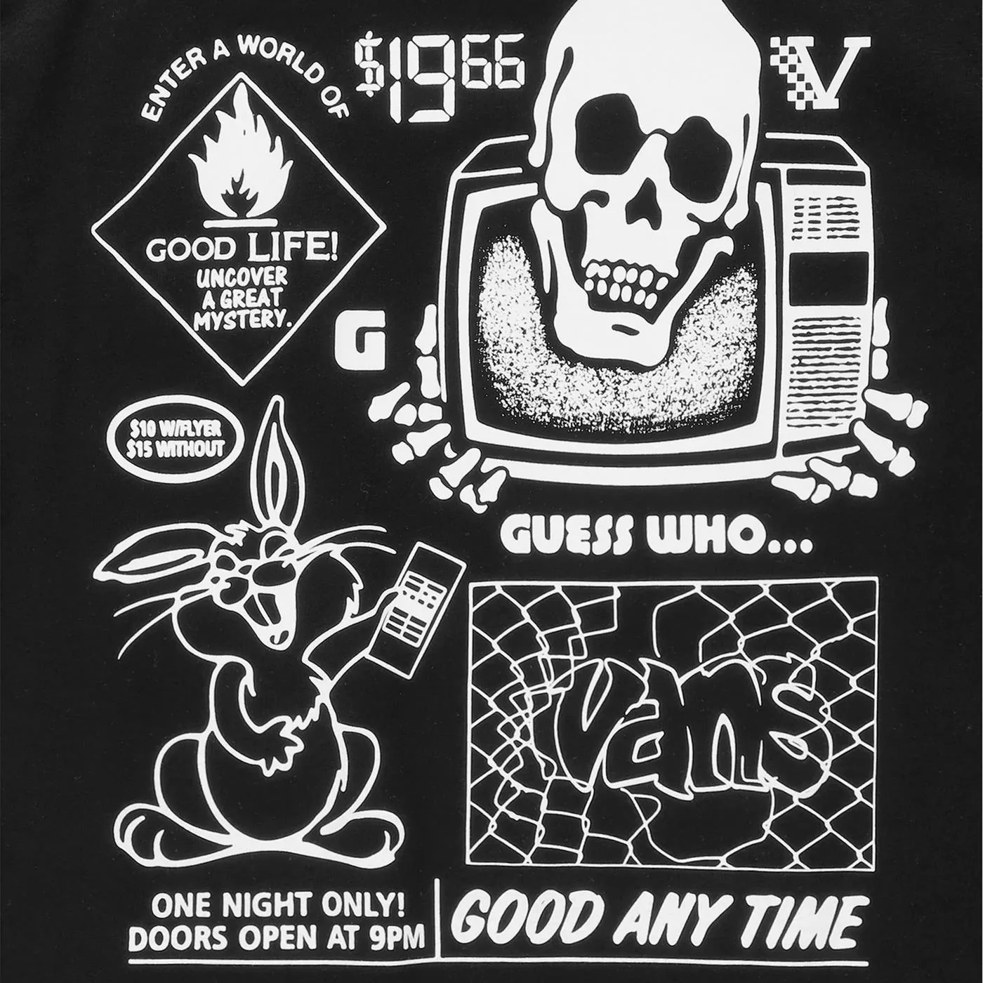 Vans Crazy Eddy SS Tee Black - Image 4
