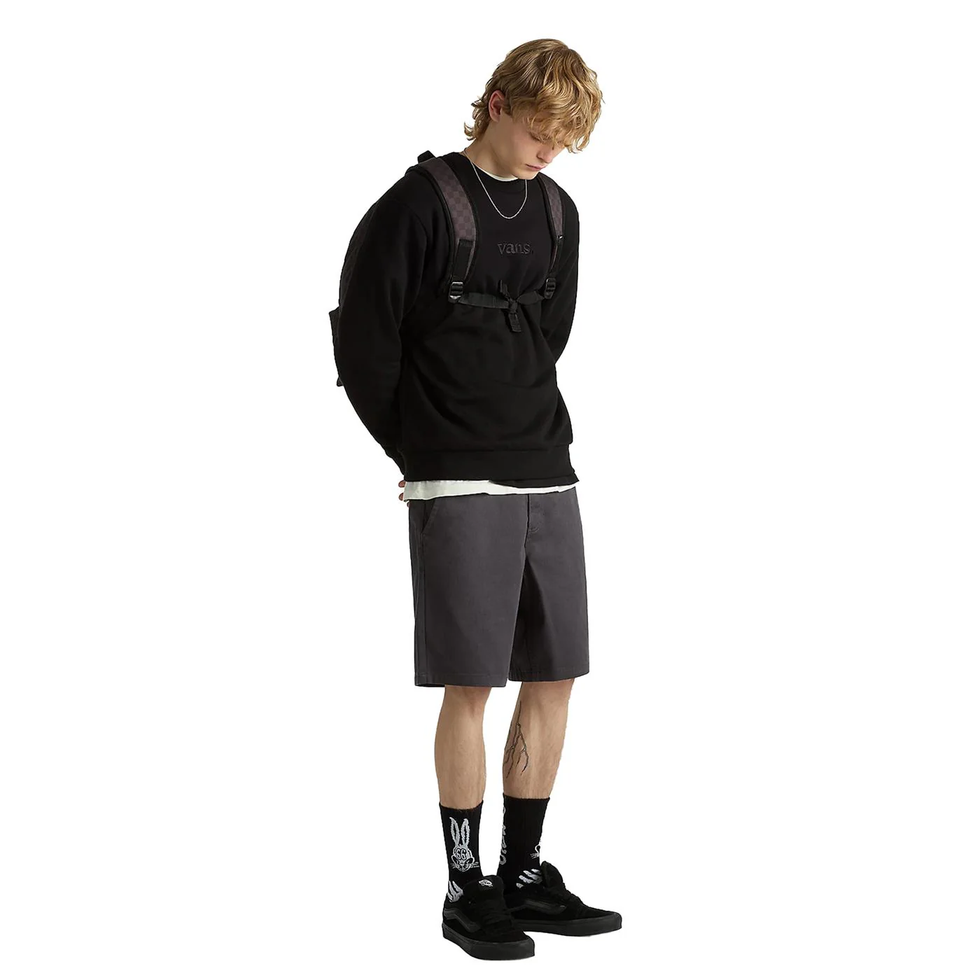 Vans Essential Relaxed Crew Black - Image 3