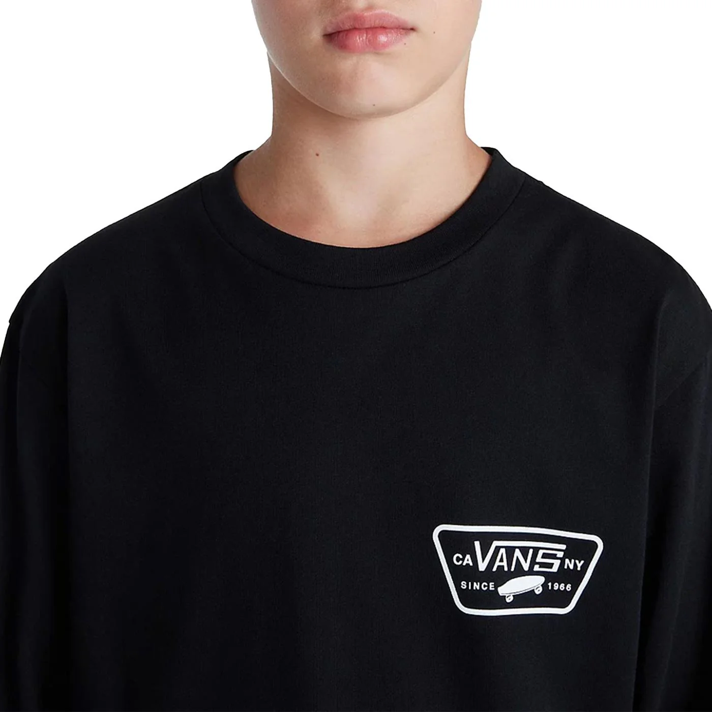 Vans Full Patch Back LS Tee Black - Image 3