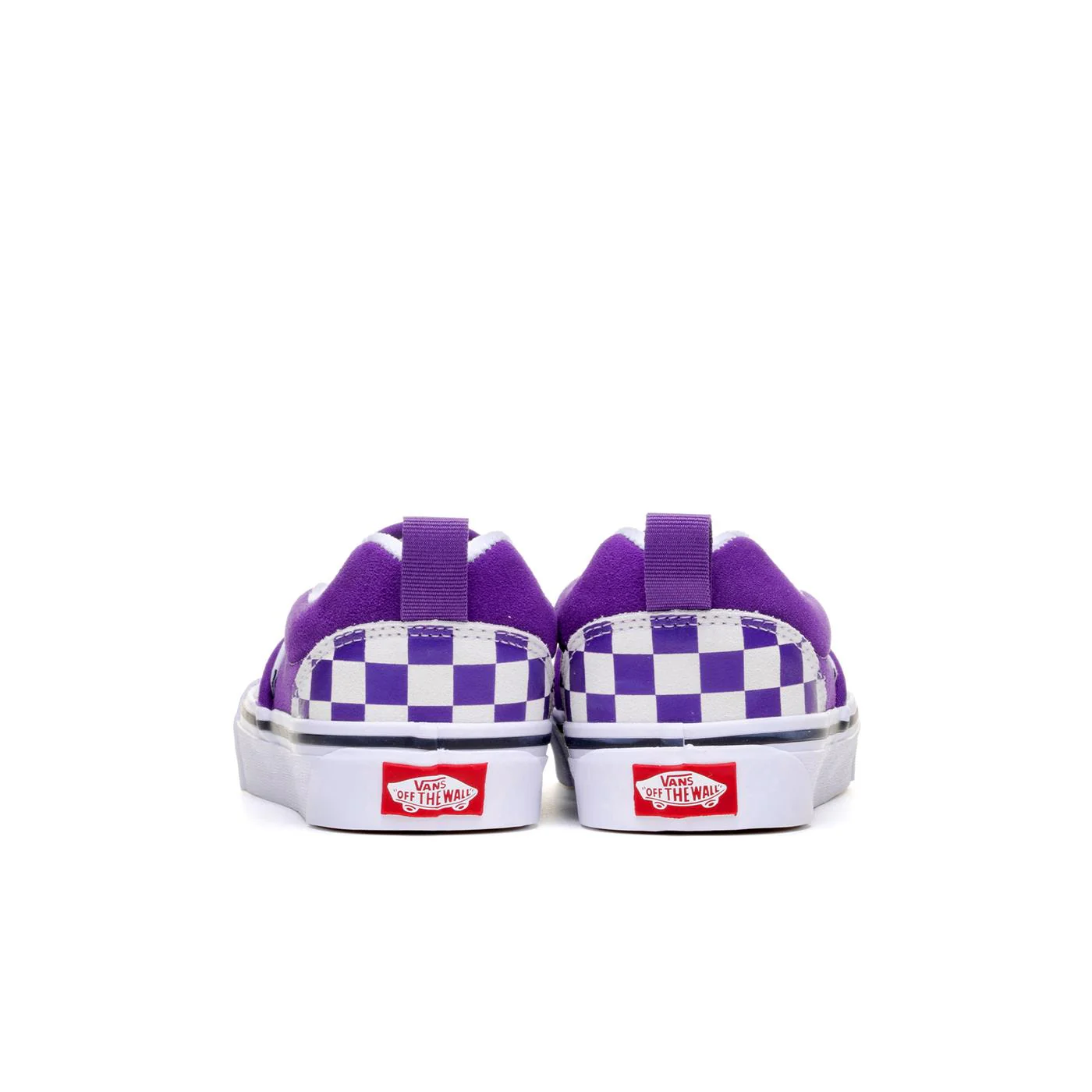 Vans Knu Slip Checkerboard Purple/White - Image 4