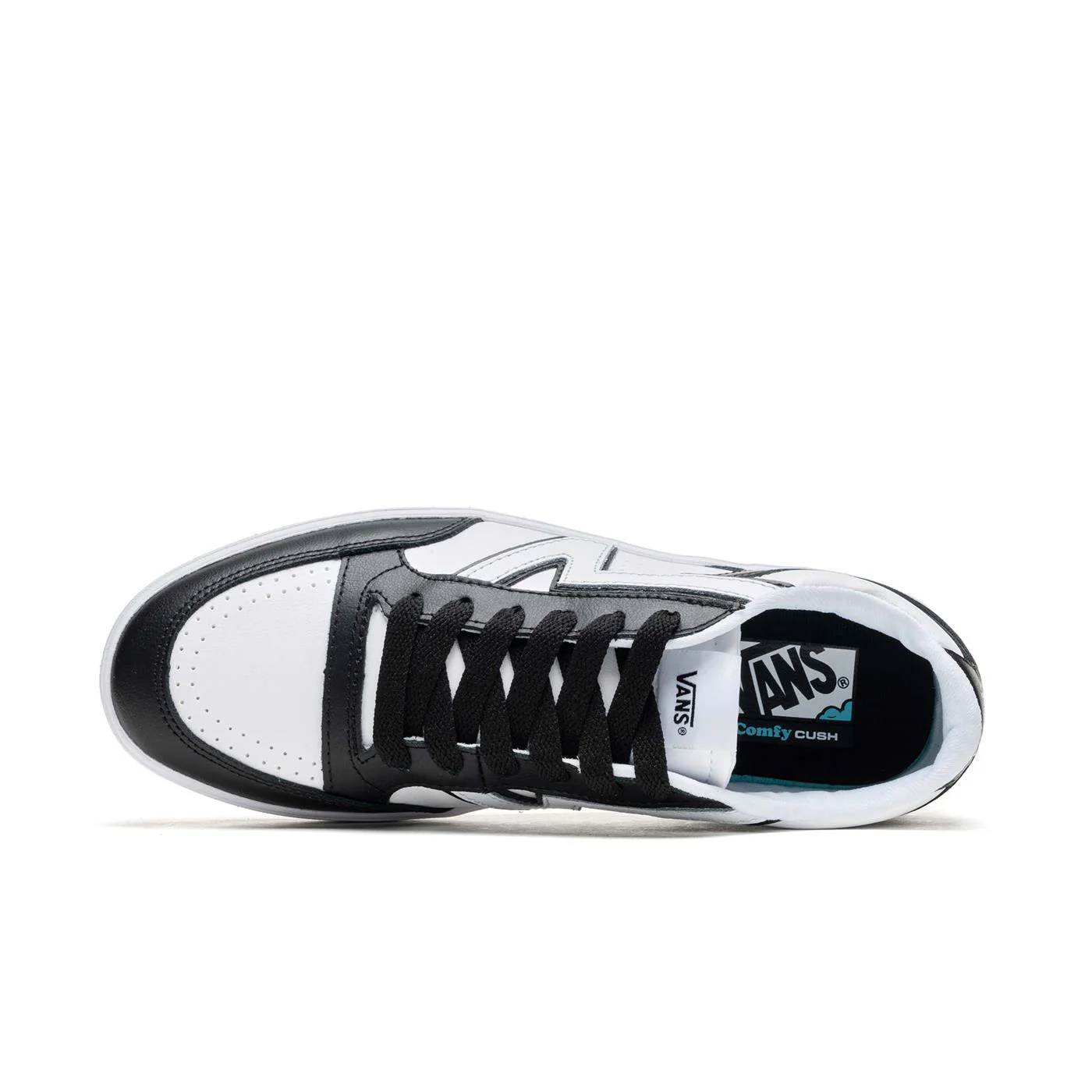 Vans Lowland Comfycush (Two-Tone) Black/True White - Image 5