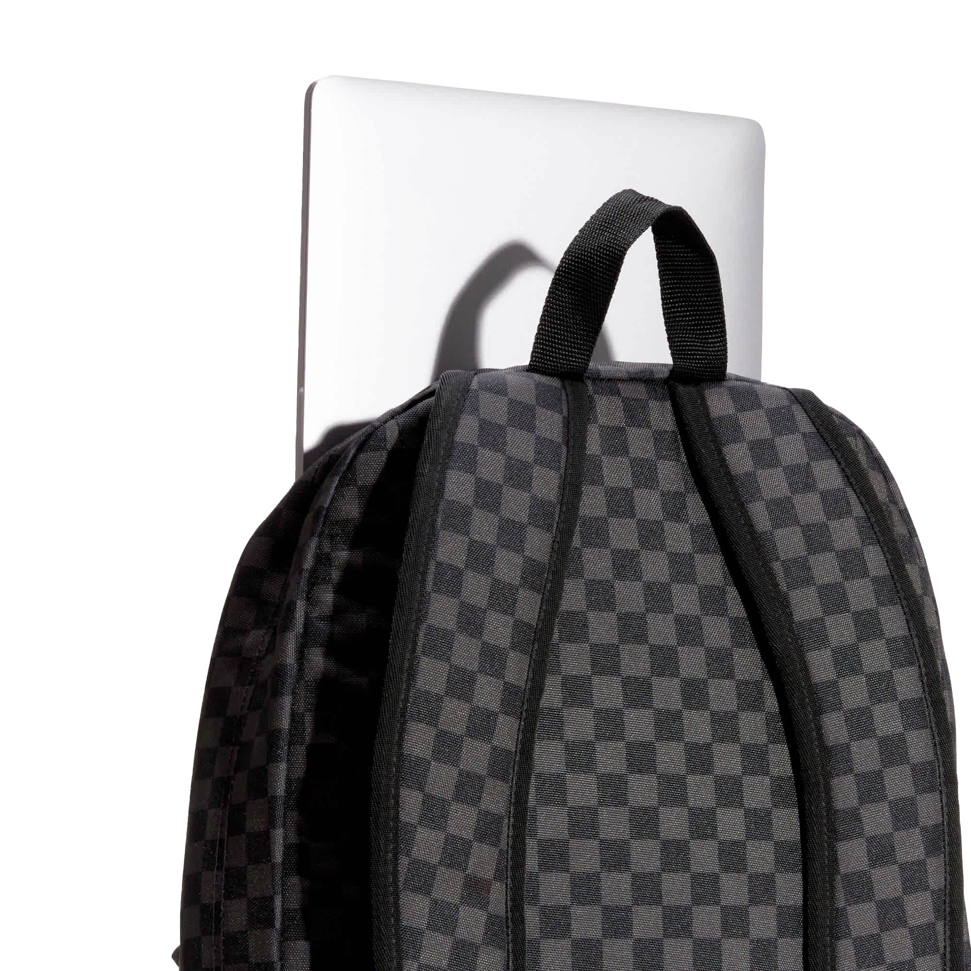 Vans Old Skool Checkerboard Backpack Black/Charcoal - Image 4