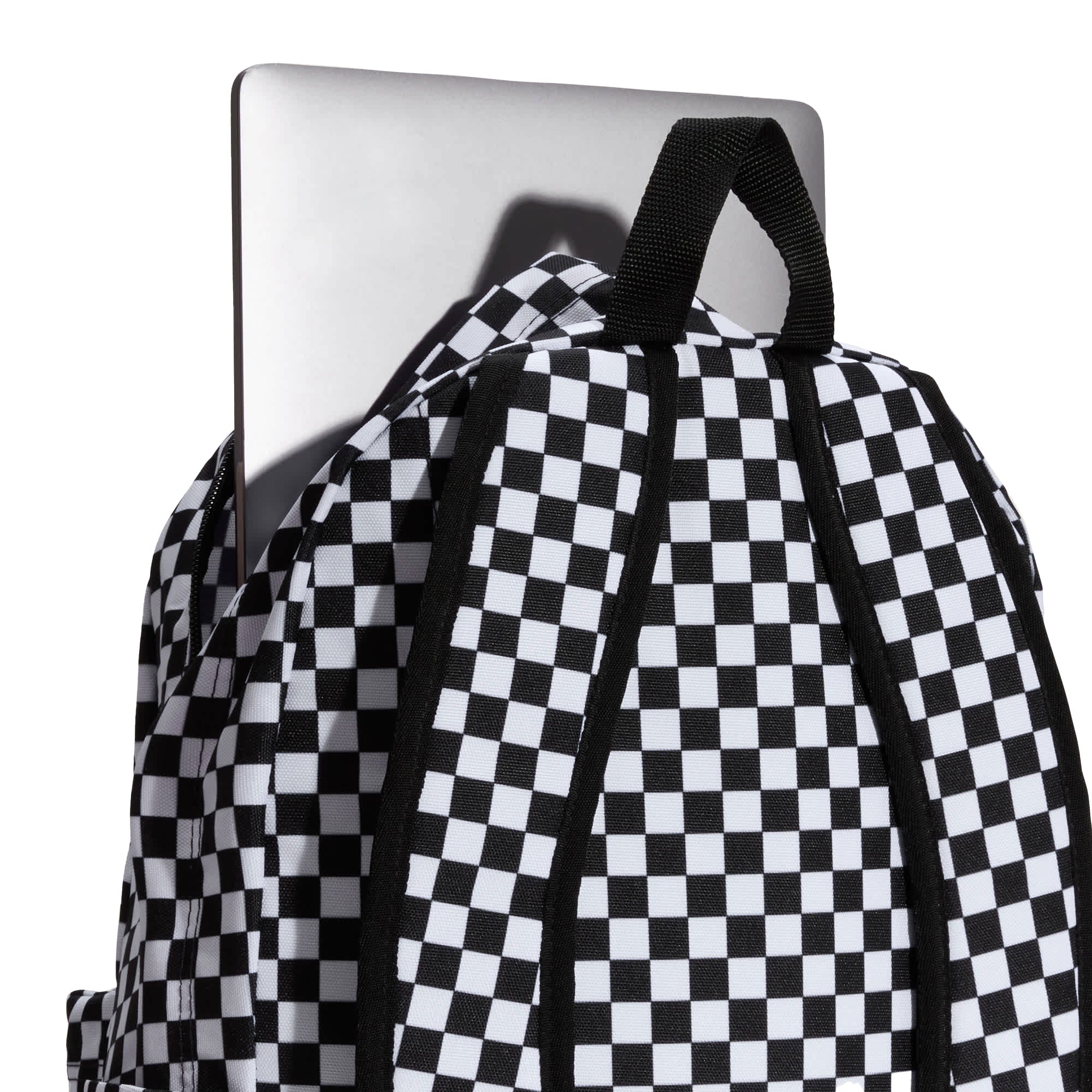 Vans Old Skool Checkerboard Backpack Black/White - Image 4