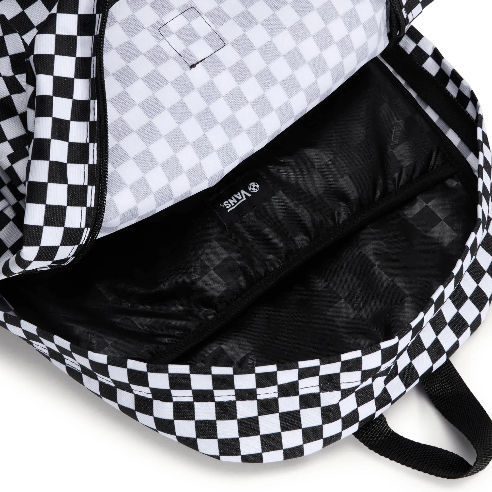 Vans Old Skool Checkerboard Backpack Black/White - Image 5