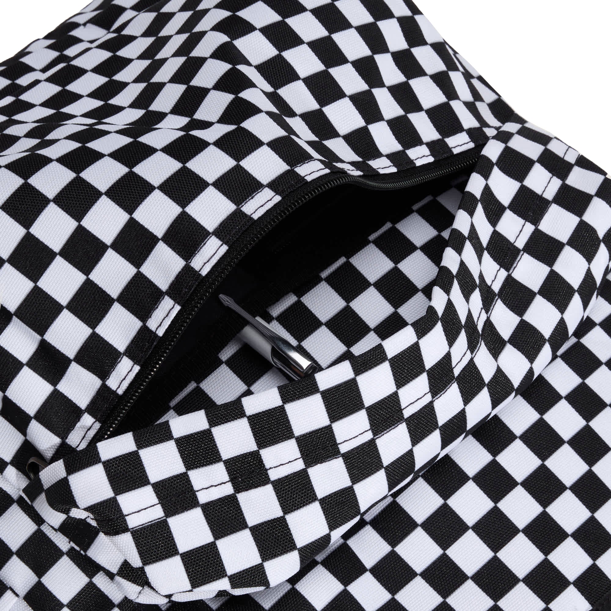 Vans Old Skool Checkerboard Backpack Black/White - Image 6