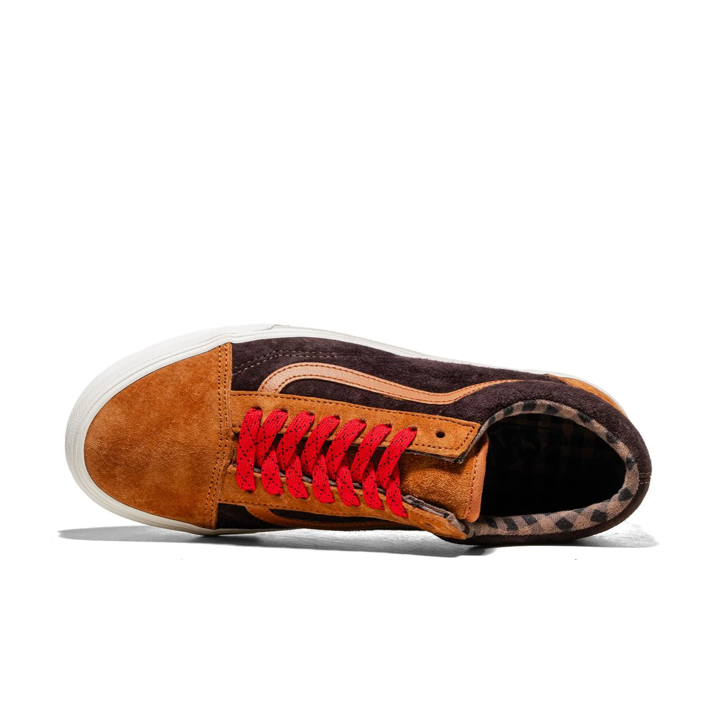 Vans Old Skool Pig Suede Plaid Glazed Ginger - Image 6