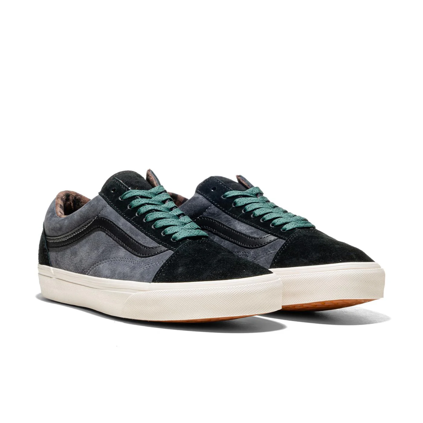 Vans Old Skool Pig Suede Plaid Gray/Black - Image 3