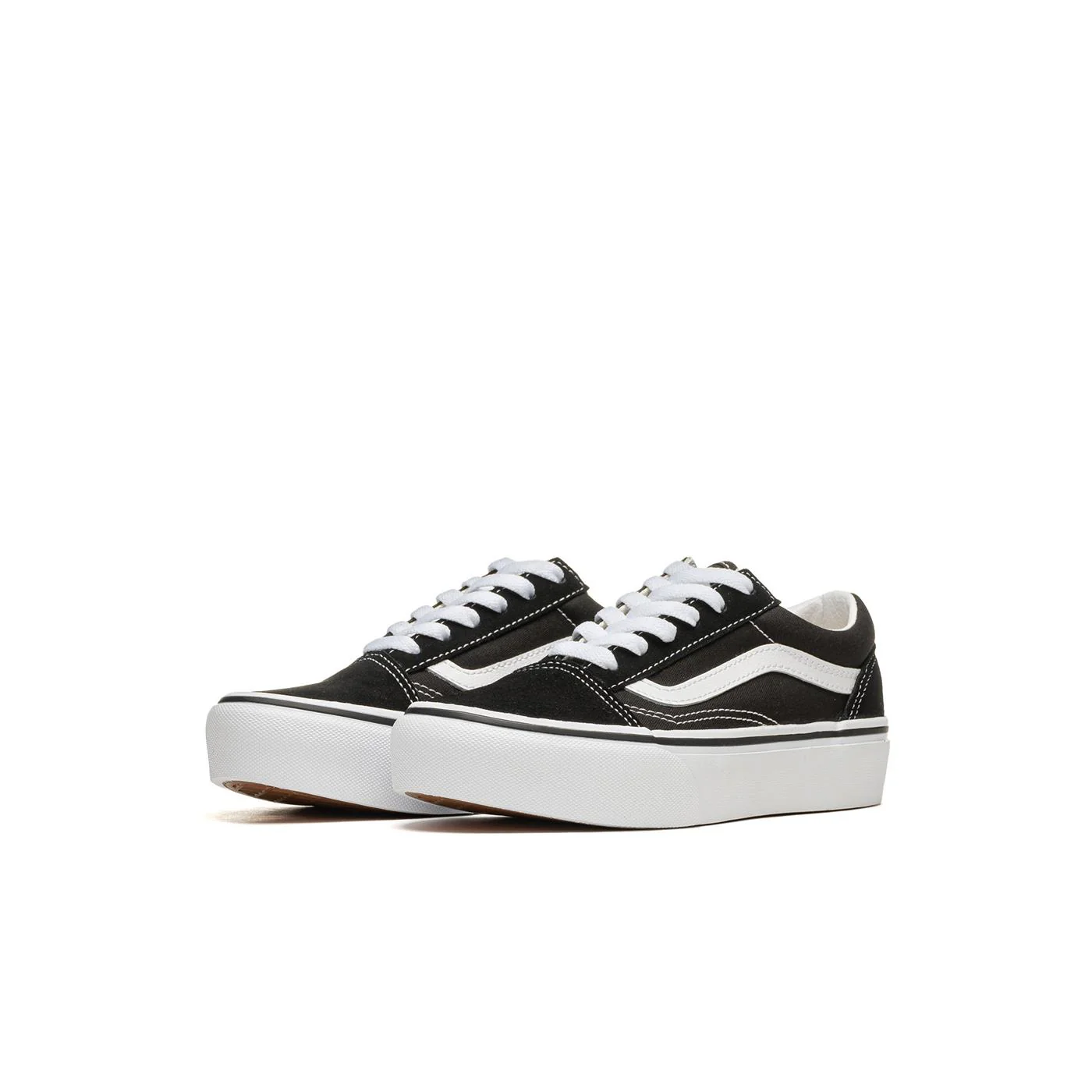 Vans Old Skool Platform Black/True White - Image 3