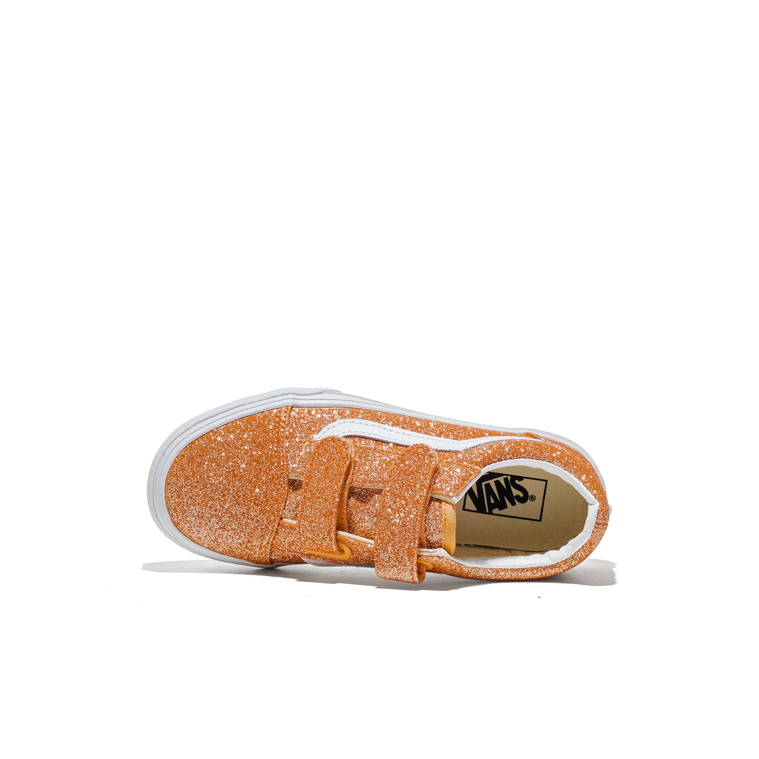 Vans Old Skool V Glitter Apricot Glow - Image 5