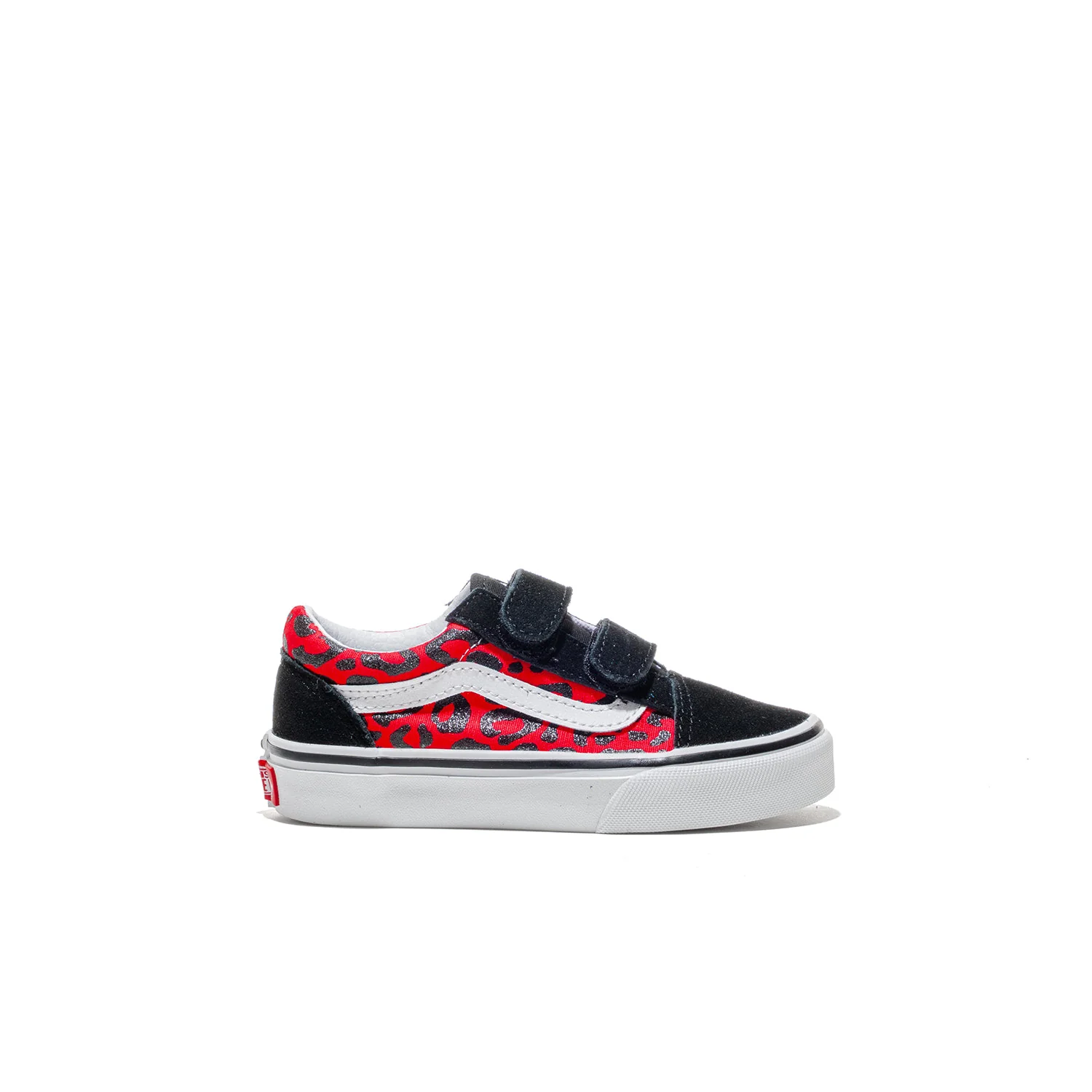 Vans Old Skool V Glitter Leopard Diva Pink