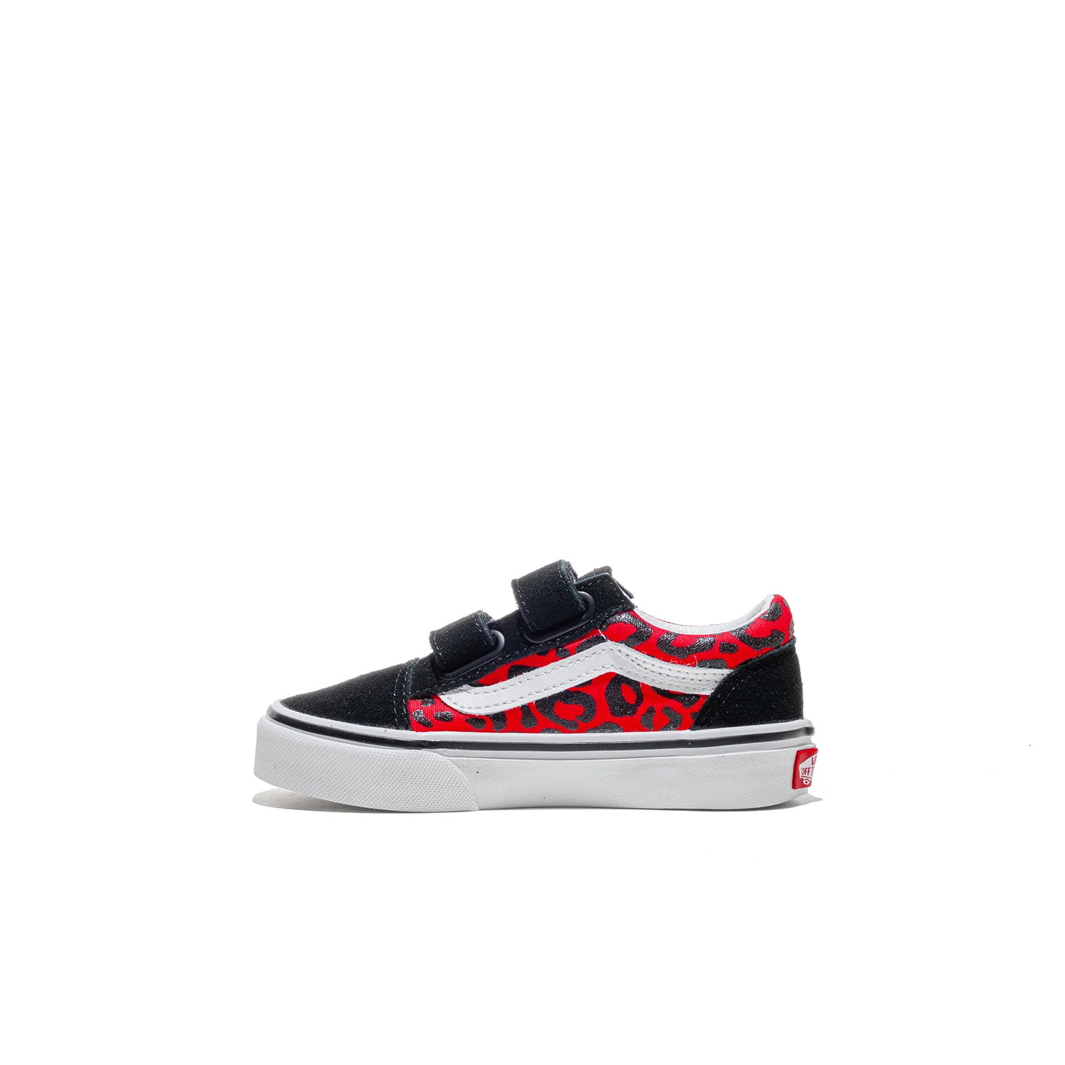Vans Old Skool V Glitter Leopard Diva Pink - Image 2