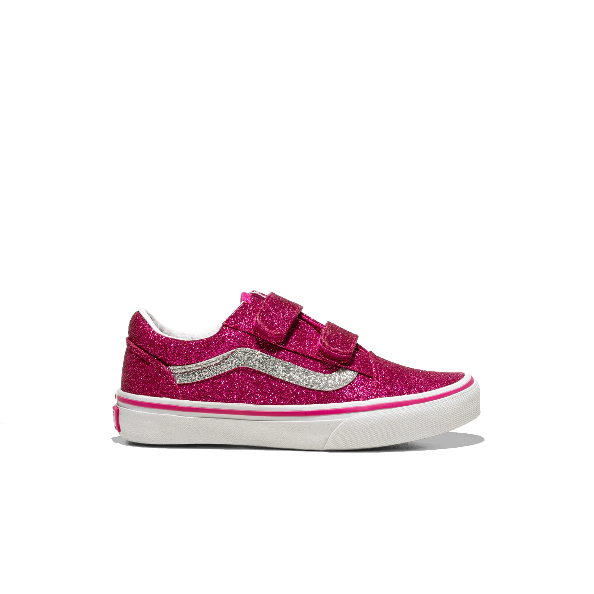 Vans Old Skool V Glitter Raspberry Rose