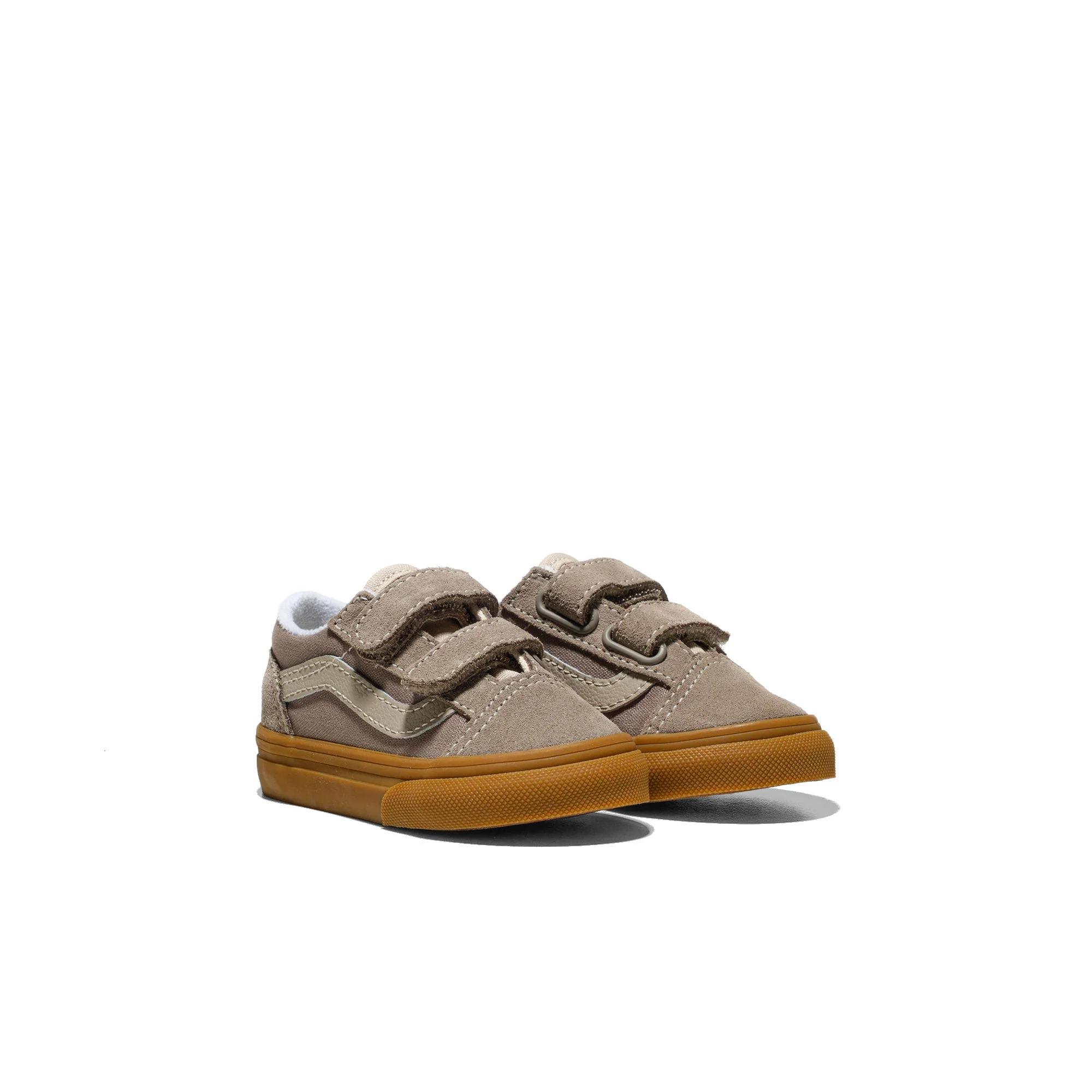 Vans Old Skool V Neutral Block Gray/Gum - Image 2