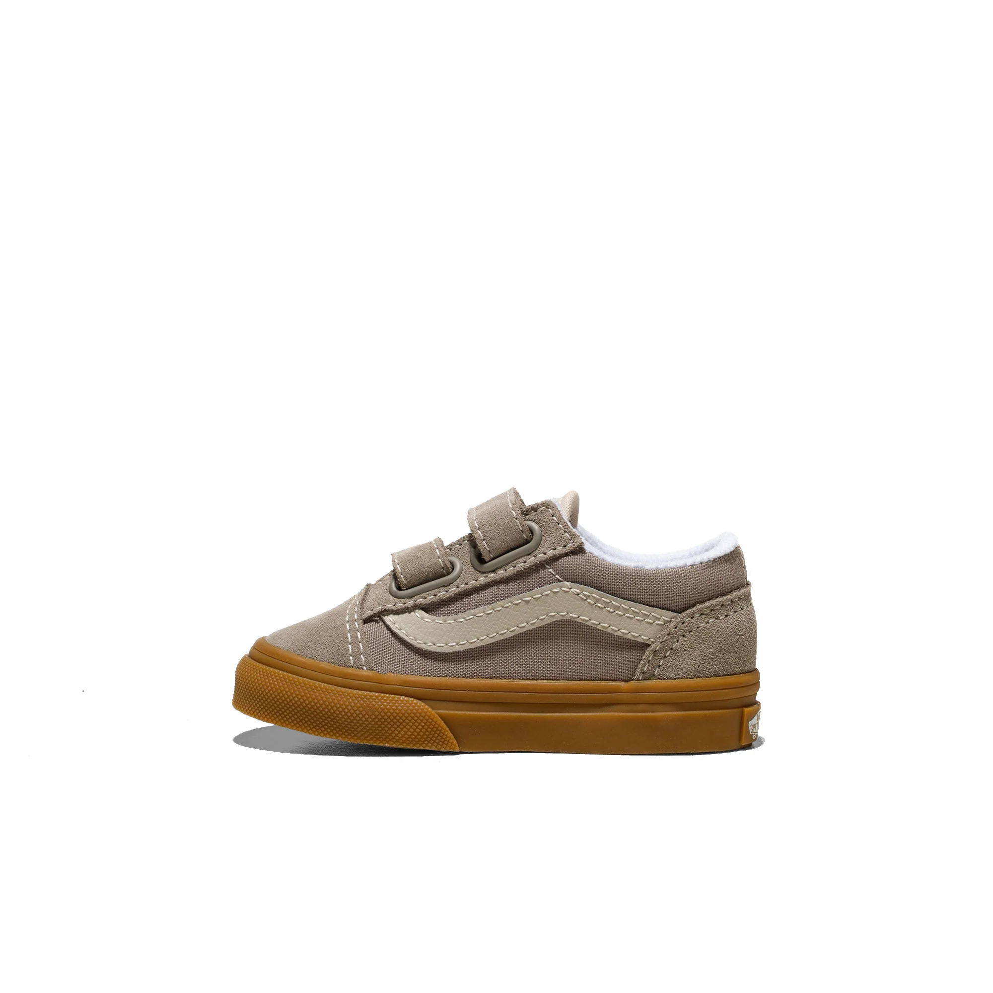 Vans Old Skool V Neutral Block Gray/Gum - Image 3