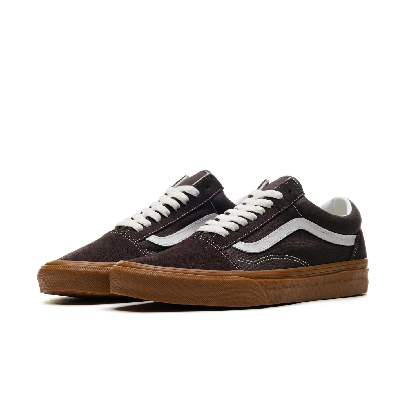 Vans Old Skool (Vintage Gum Chocolate) Black - Image 5