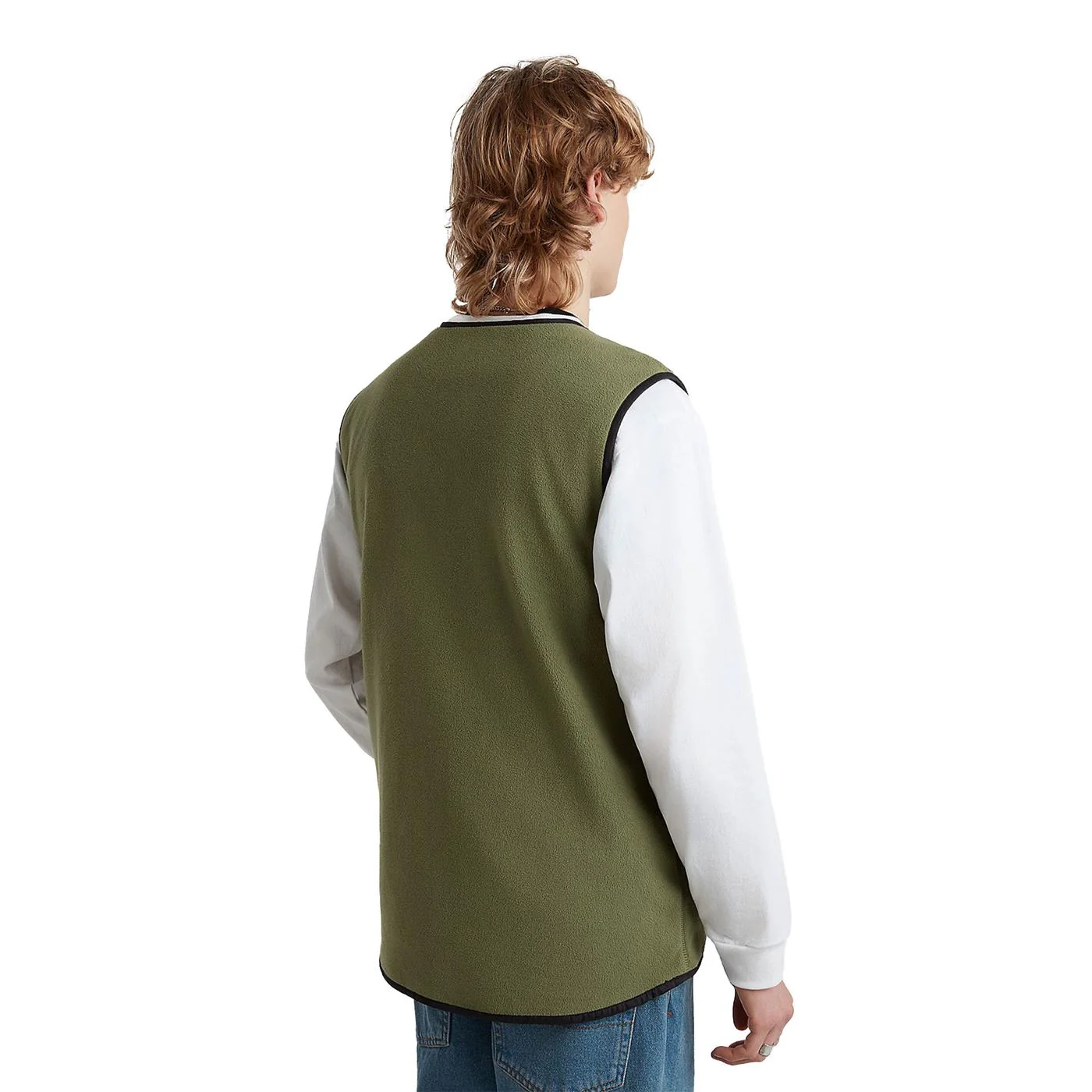 Vans Rosewood Reversible Vest Olivine - Image 3