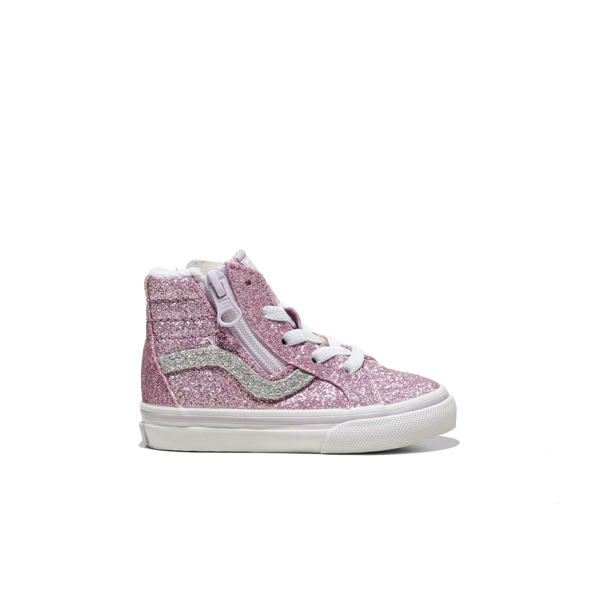 Vans SK8-Hi Reissue Side Zip Glitter Lilac Mist Purple