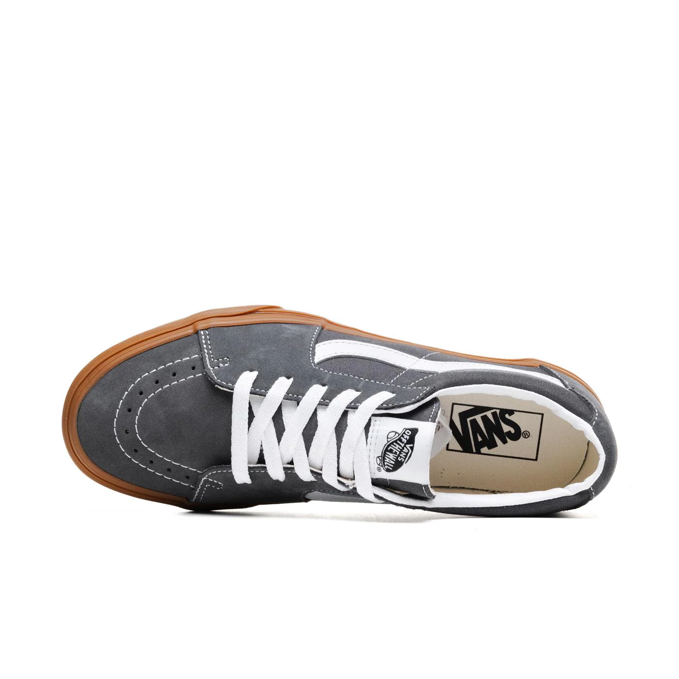 Vans SK8-Low Gum Grey/True White - Image 5