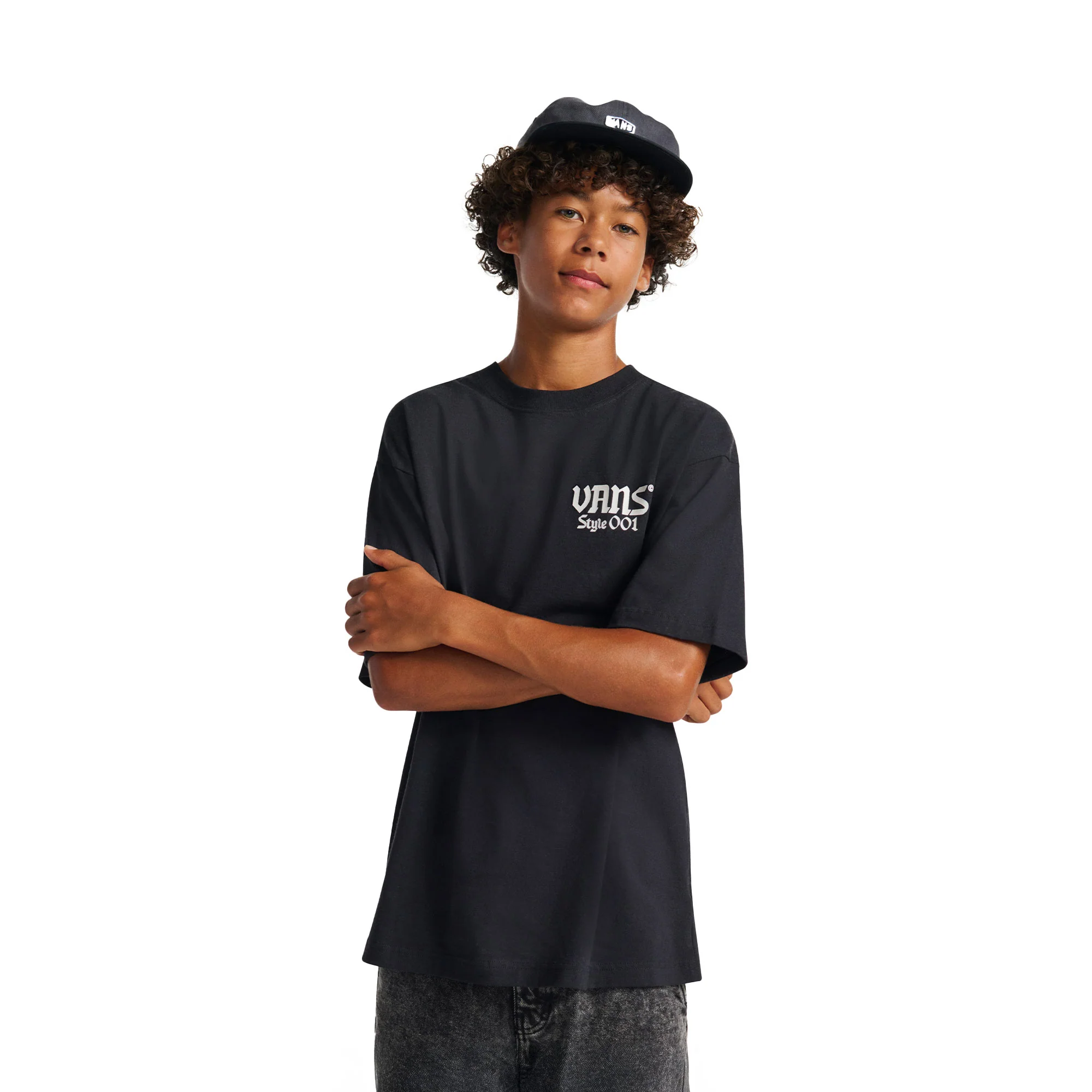 Vans Style 001 SS Tee Black - Image 2