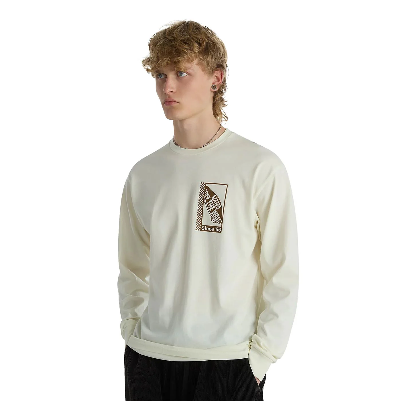 Vans Tech Box LS Tee Marshmallow - Image 2