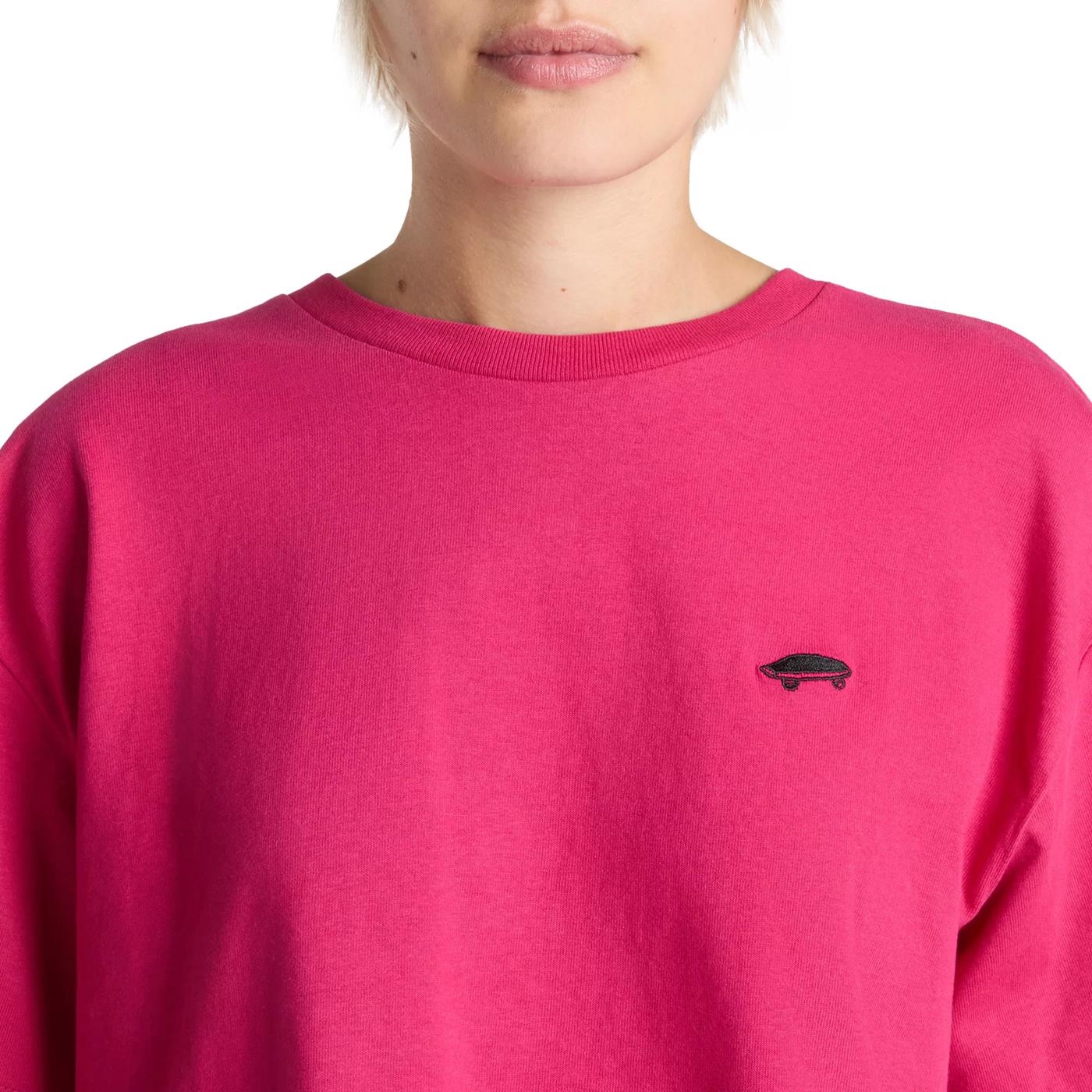 Vans W Salton Relax Crop SS Tee Cherries Jubilee - Image 3
