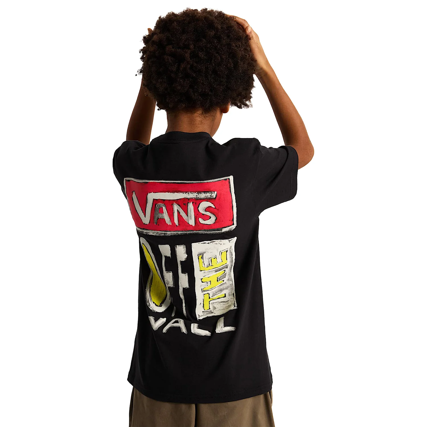 Vans Youth Vans On Canvas SS Tee Black - Image 2