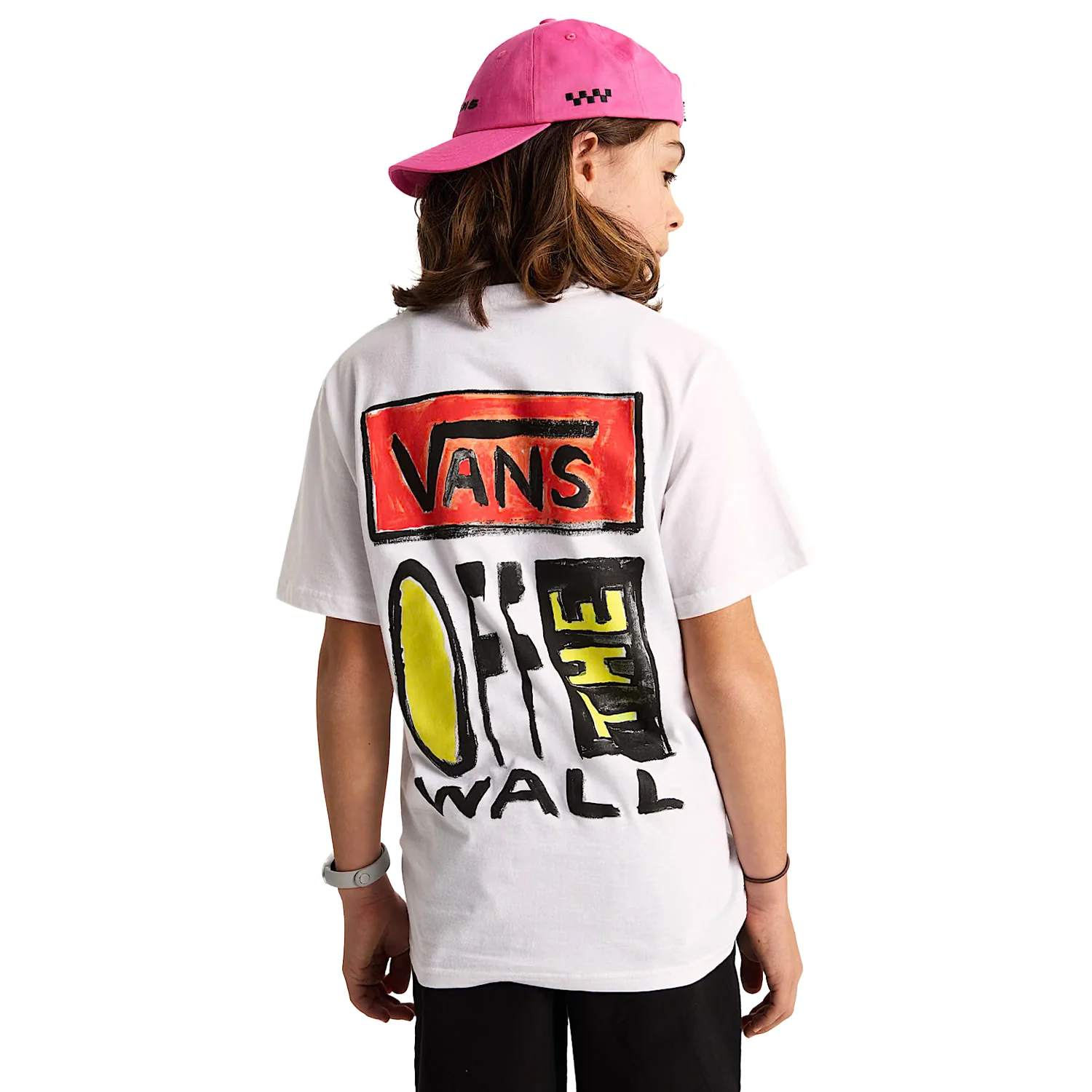 Vans Youth Vans On Canvas SS Tee White - Image 2
