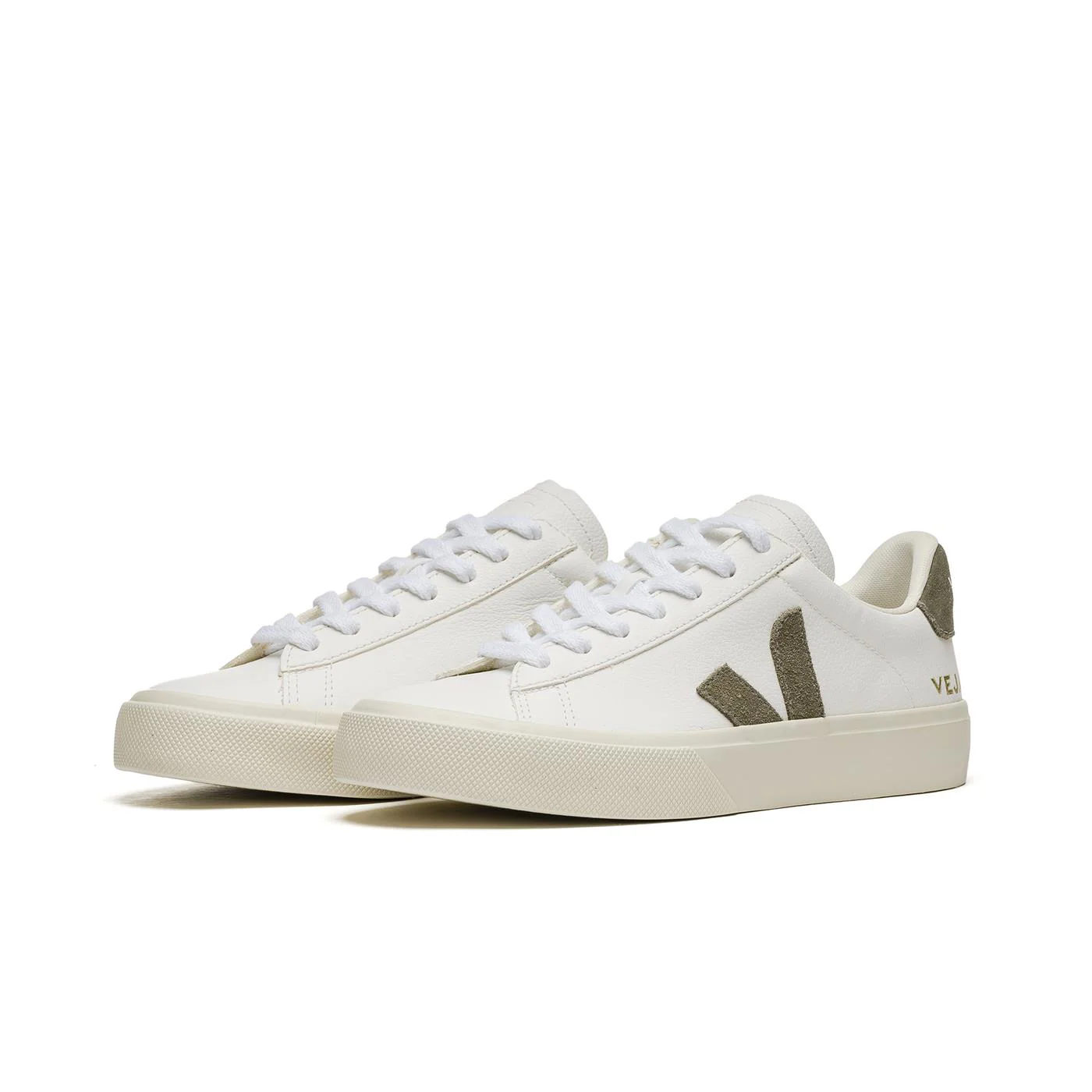 Veja Campo Chromefree Extra-White/Khaki - Image 5