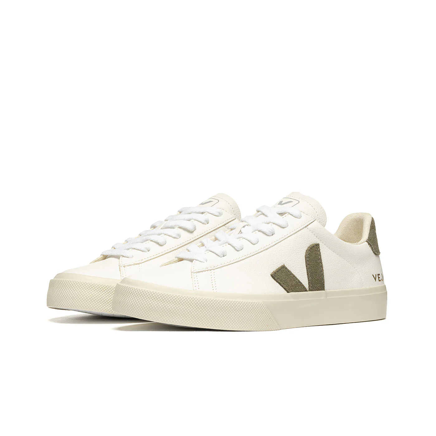 Veja Campo Chromefree Extra-White/Khaki - Image 2