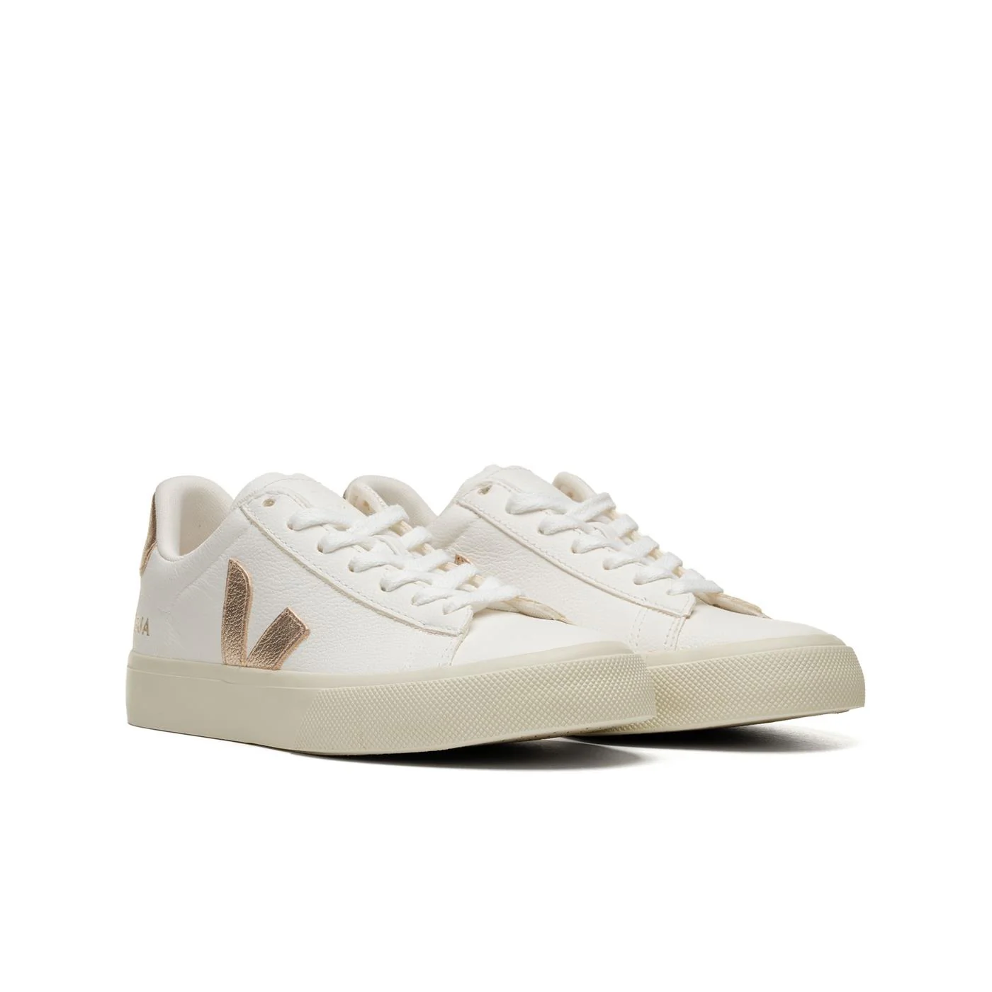 Veja Campo Chromefree Leather Extra-White/Platine - Image 3