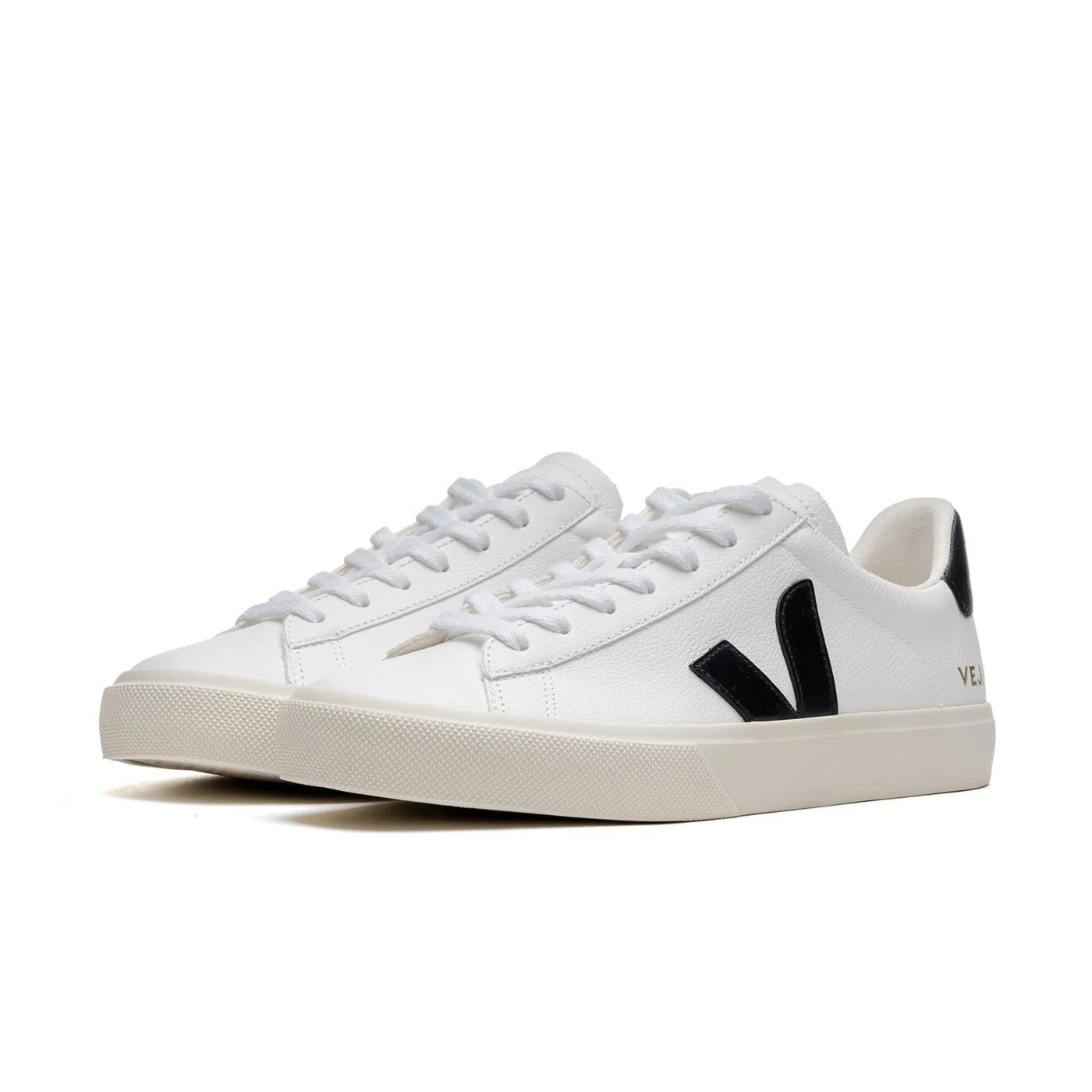 Veja Campo Chromefree Leather White/Black - Image 3