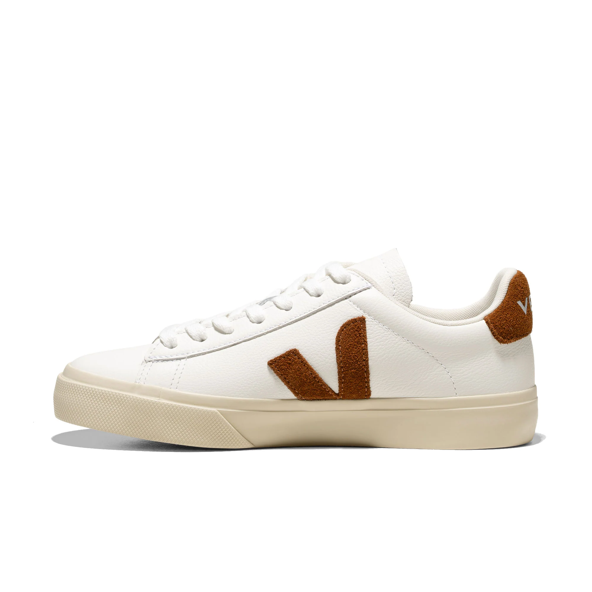 Veja Campo Chromefree Leather White/Cognac - Image 3